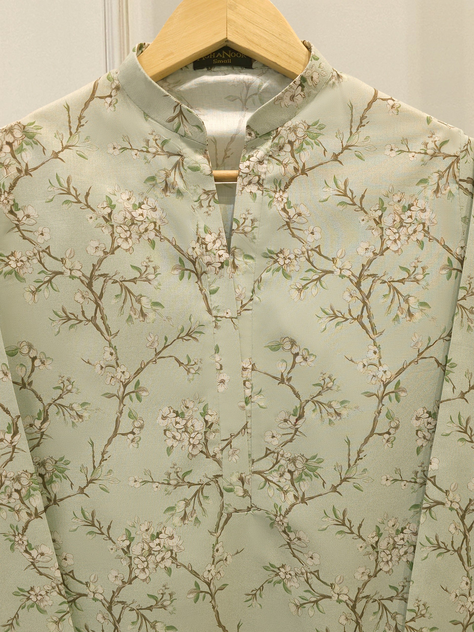 2 Piece - Digital Printed Cambric Suit S112888 - Image 5