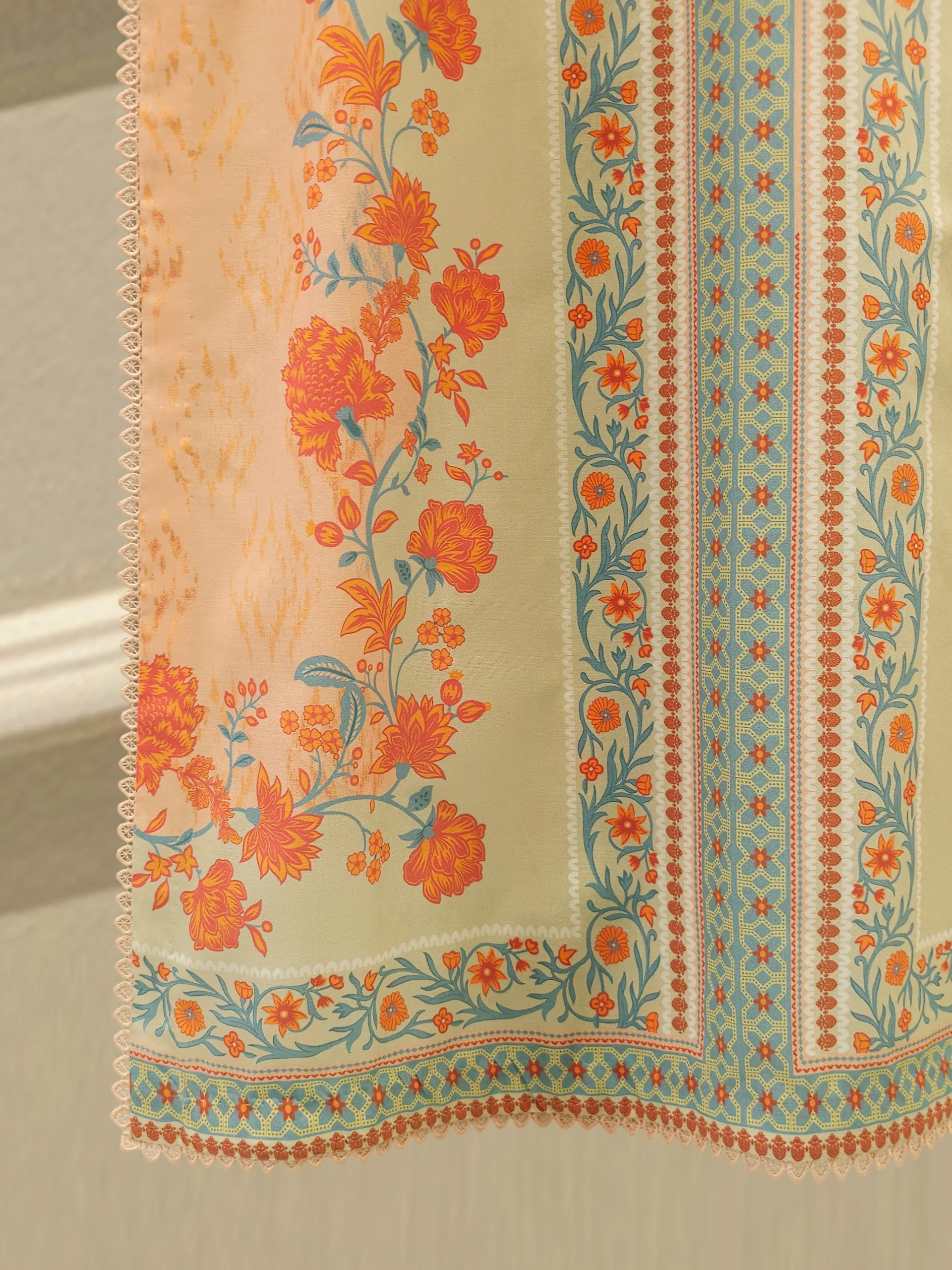 2 Piece - Digital Printed Cambric Suit S112956 - Image 4