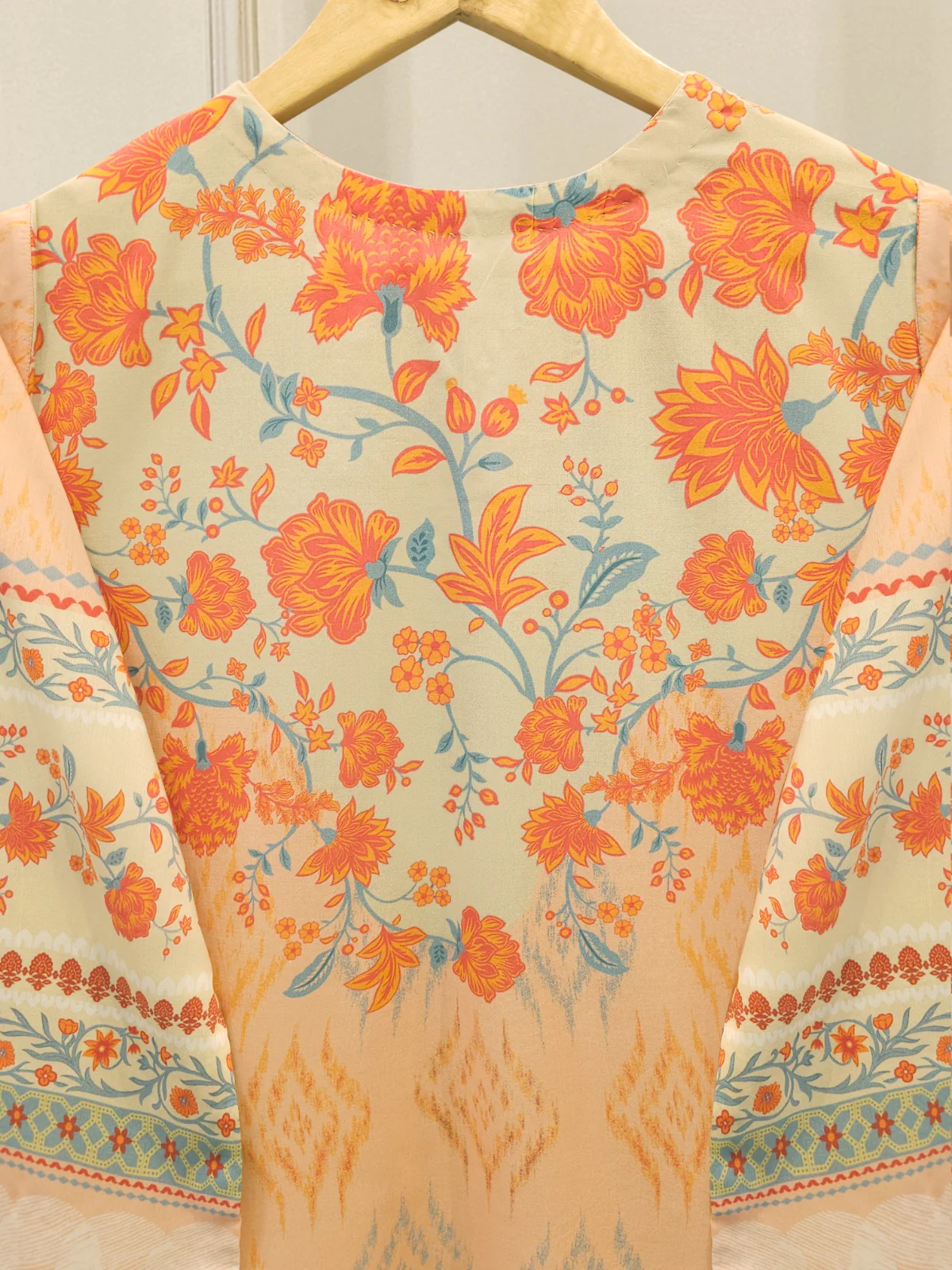 2 Piece - Digital Printed Cambric Suit S112956 - Image 6