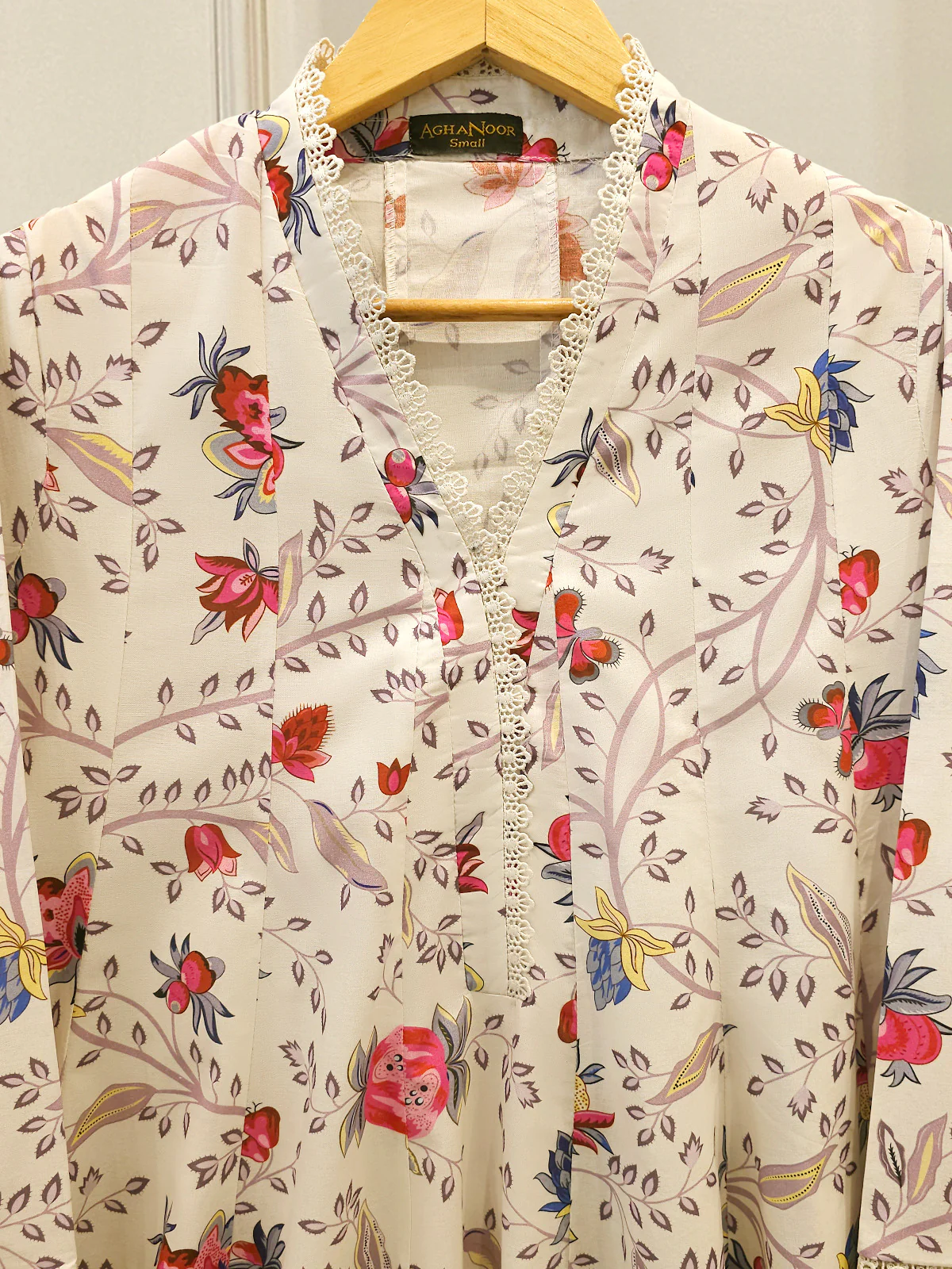 2 Piece - Digital Printed Cambric Suit S113517 - Image 2