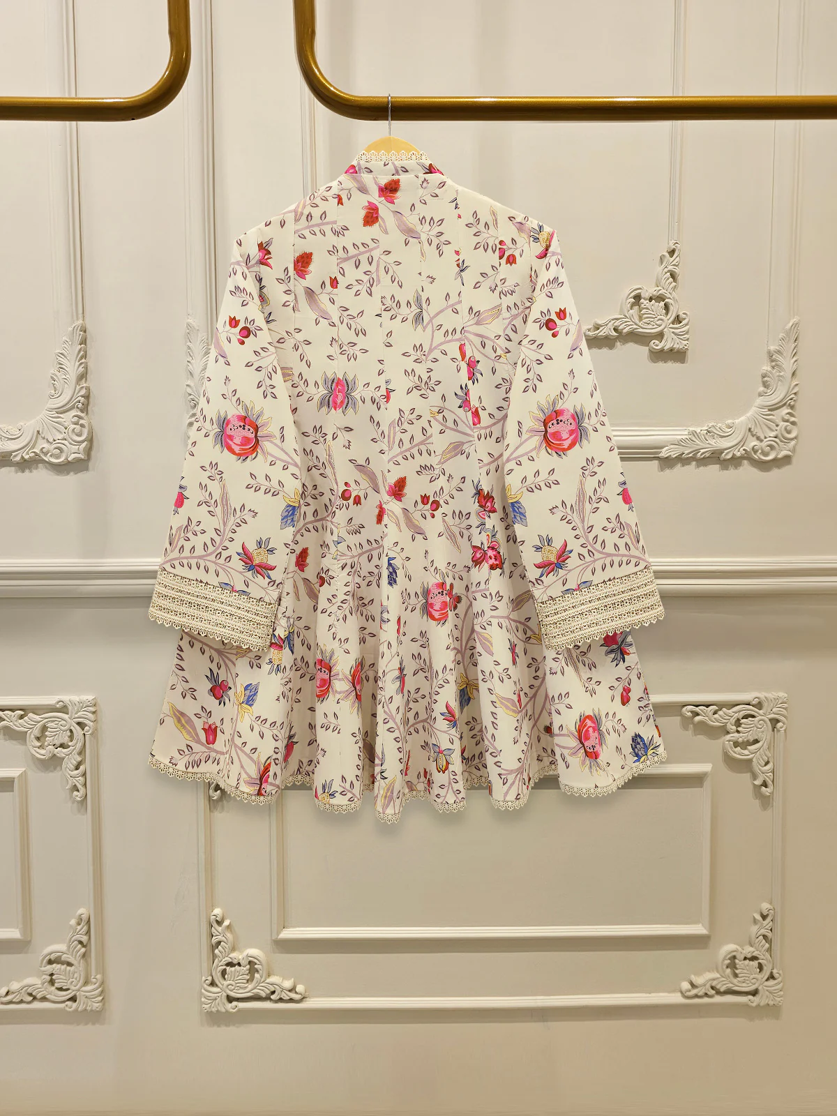 2 Piece - Digital Printed Cambric Suit S113517 - Image 4