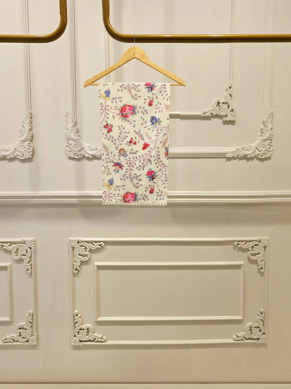 2 Piece - Digital Printed Cambric Suit S113517 - Image 5