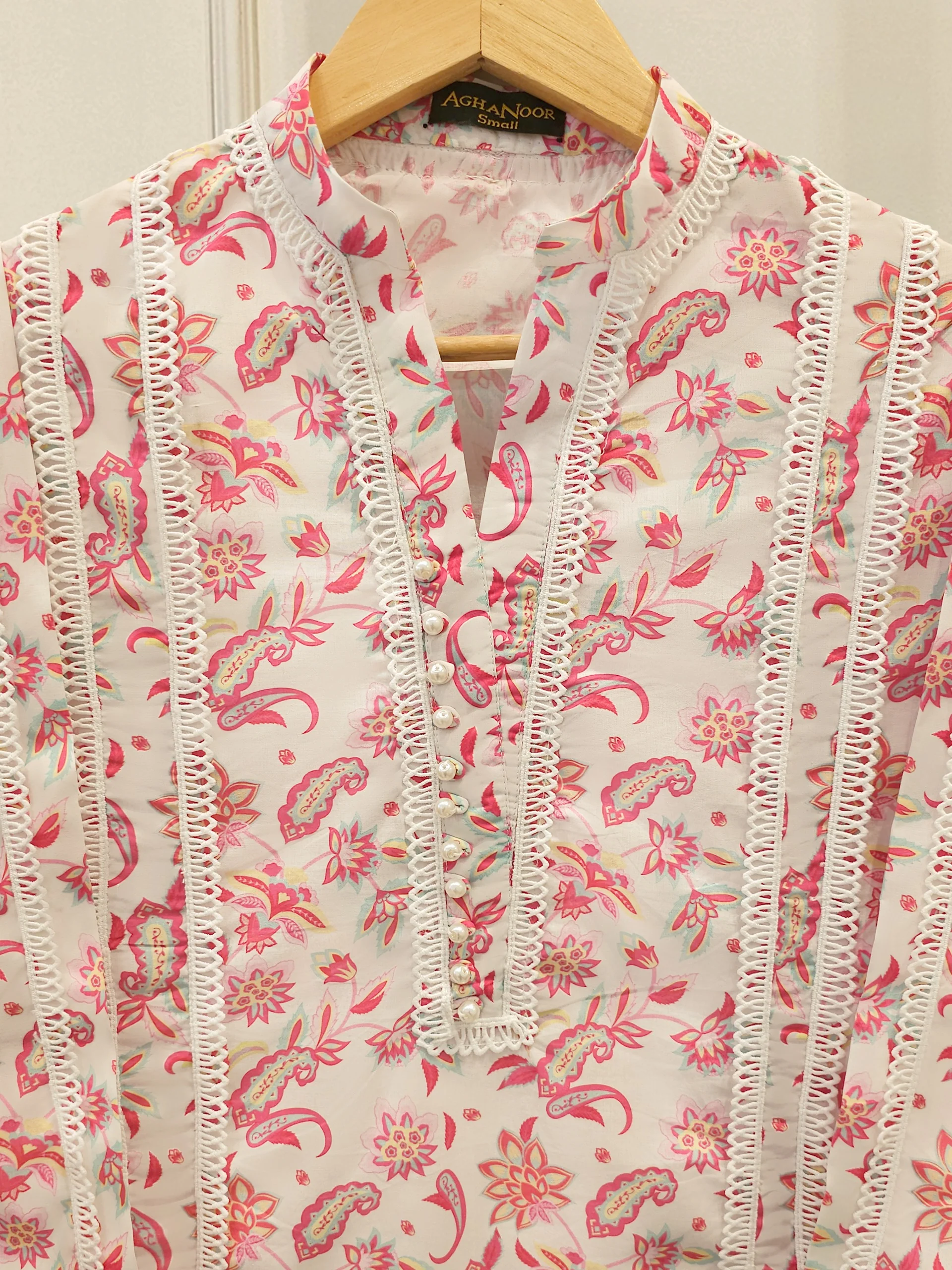 2 Piece - Digital Printed Cambric Suit S113615 - Image 2