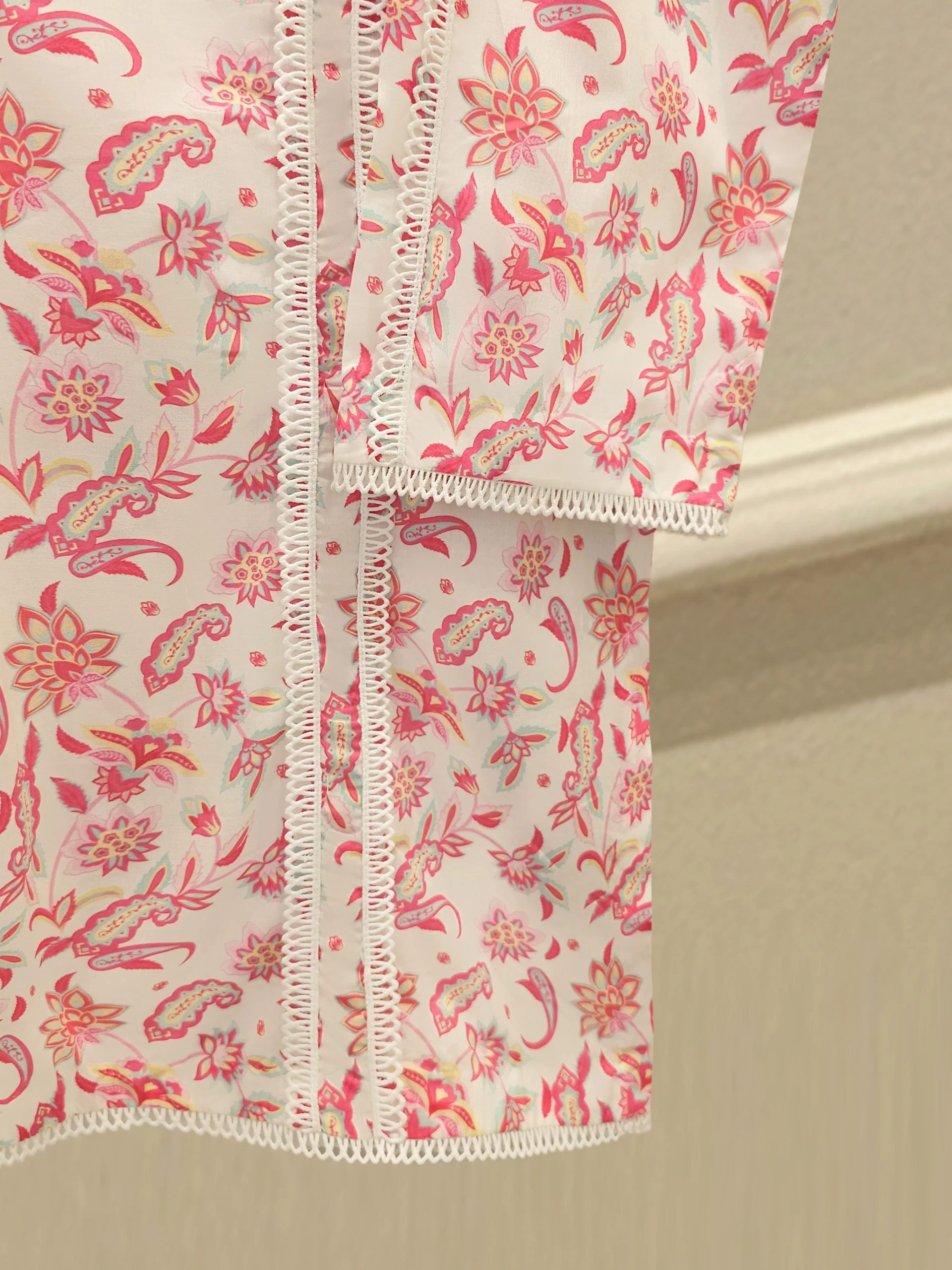 2 Piece - Digital Printed Cambric Suit S113615 - Image 3