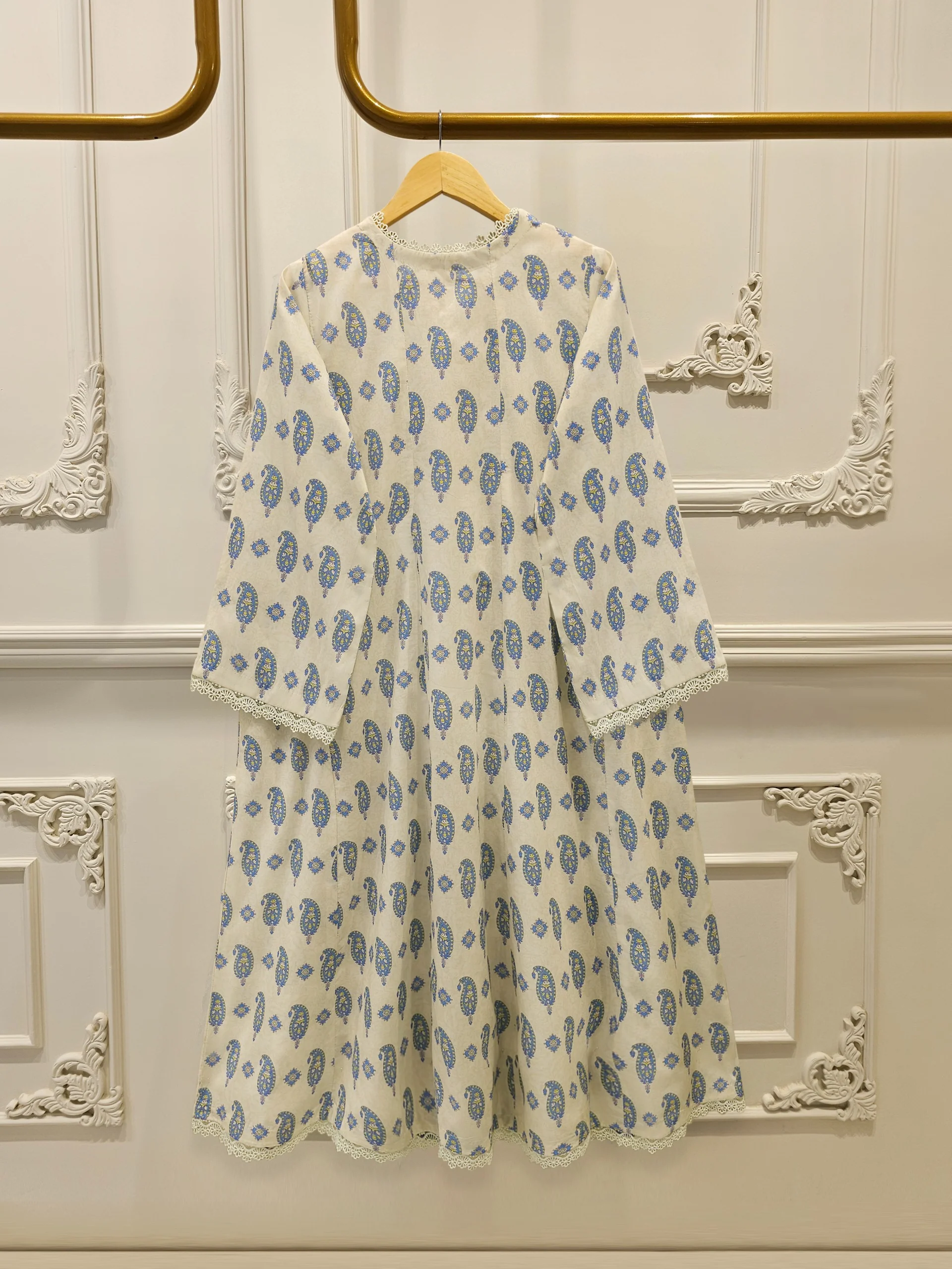 2 Piece - Digital Printed Cambric Suit S113840 - Image 3