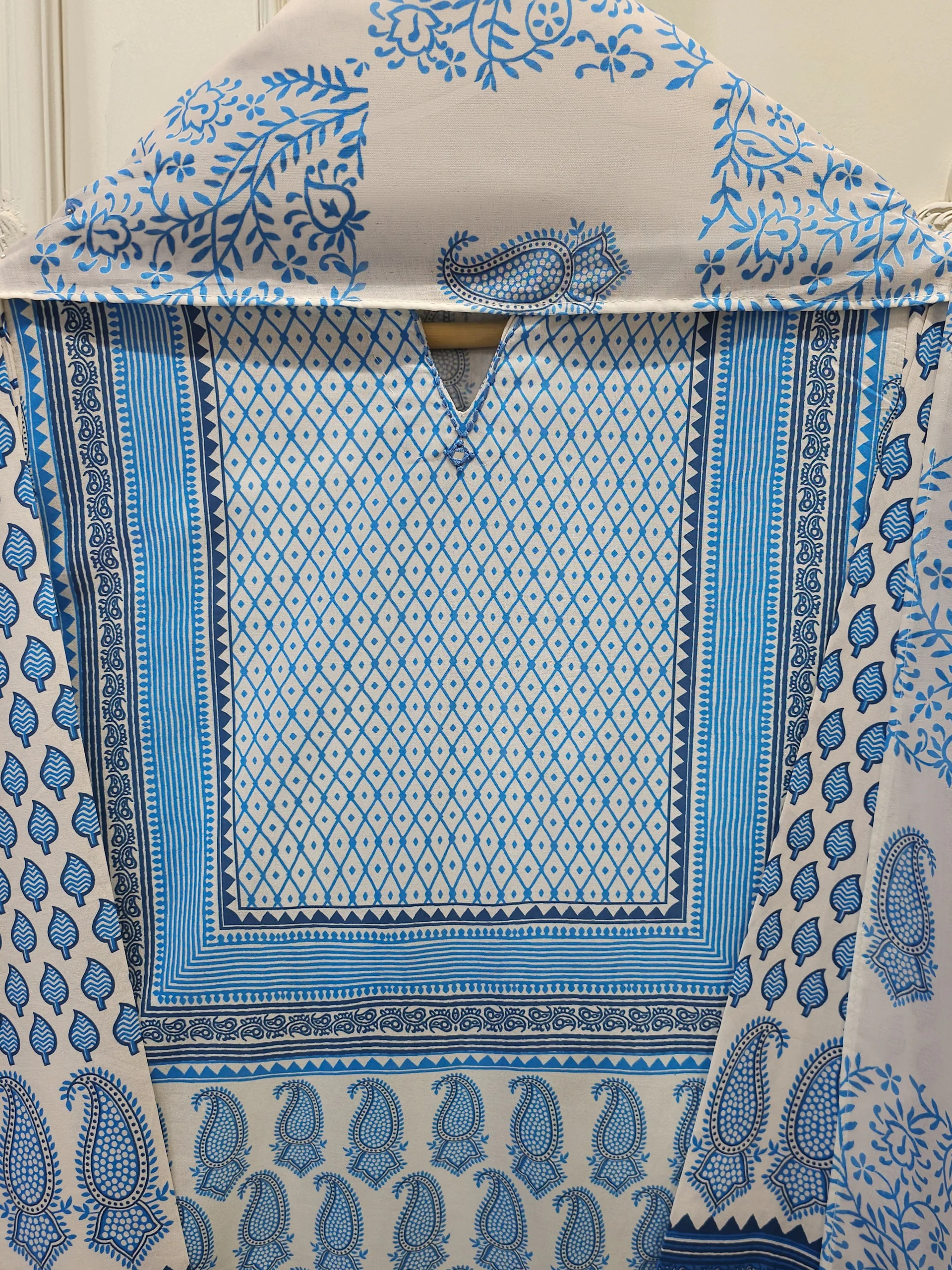 2 Piece - Digital Printed Cambric Suit S113859 - Image 2