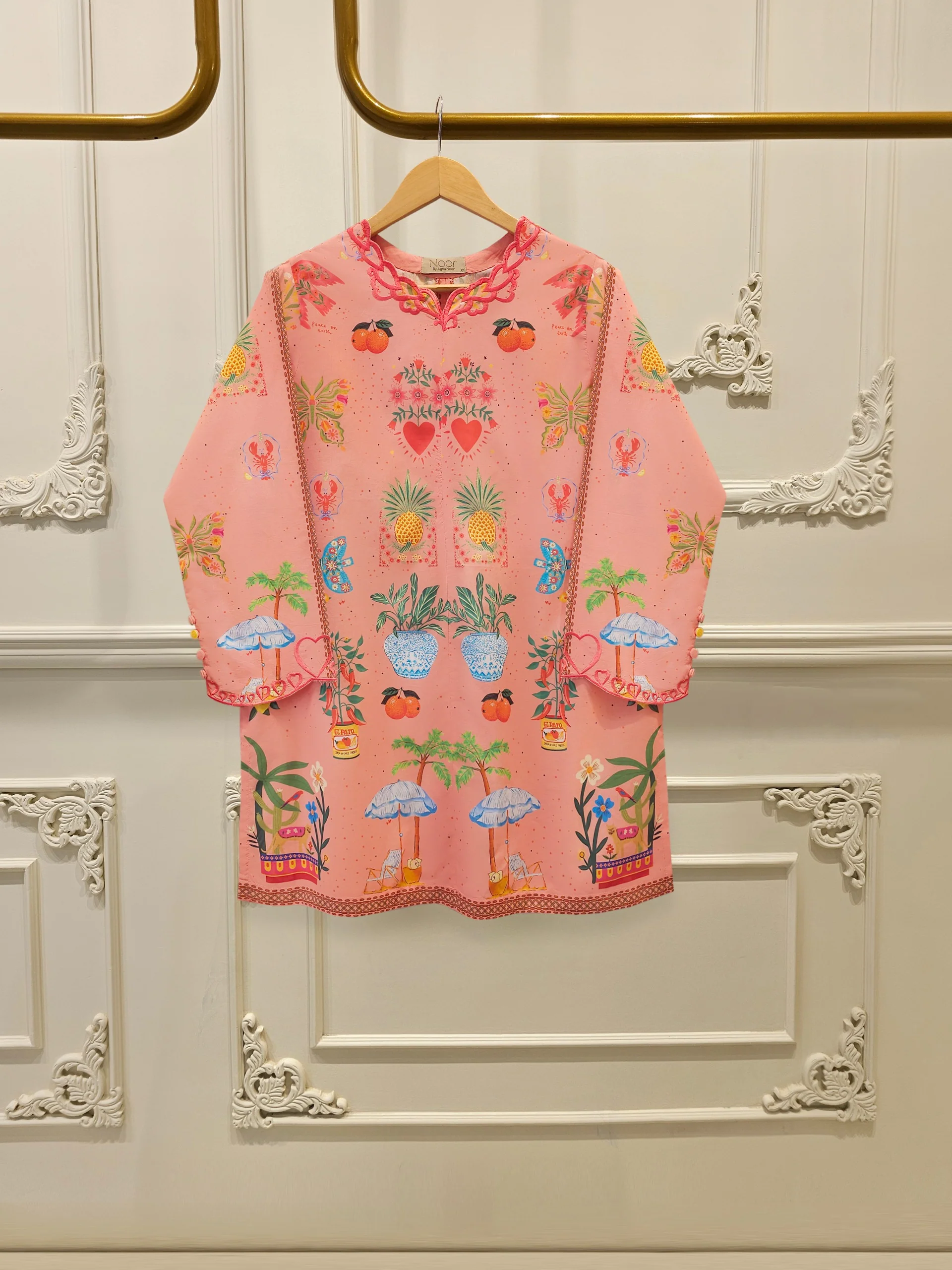 2 Piece - Digital Printed Cambric Suit WS00289