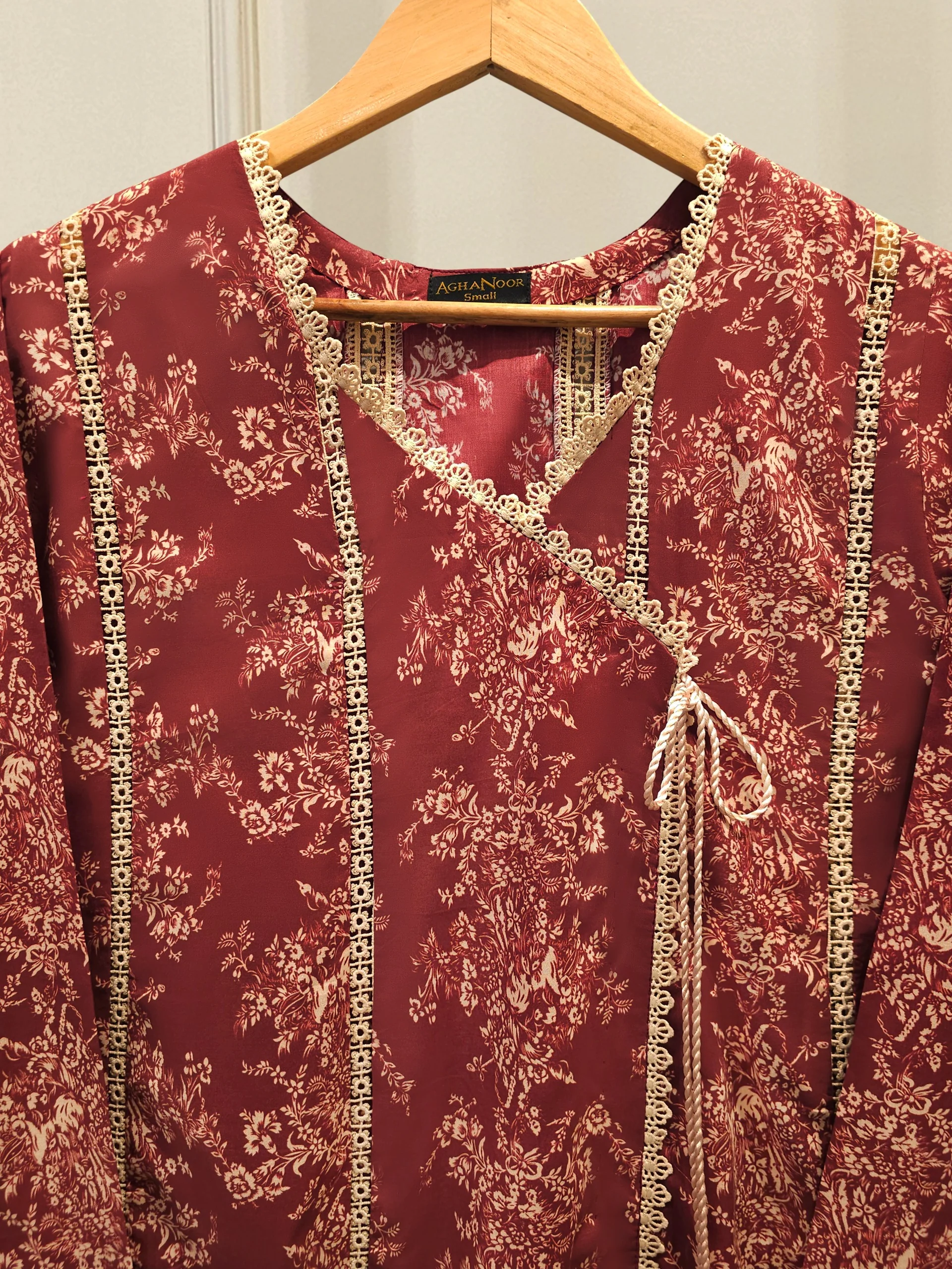 2 Piece - Digital Printed Cambric Suit S113469 - Image 2