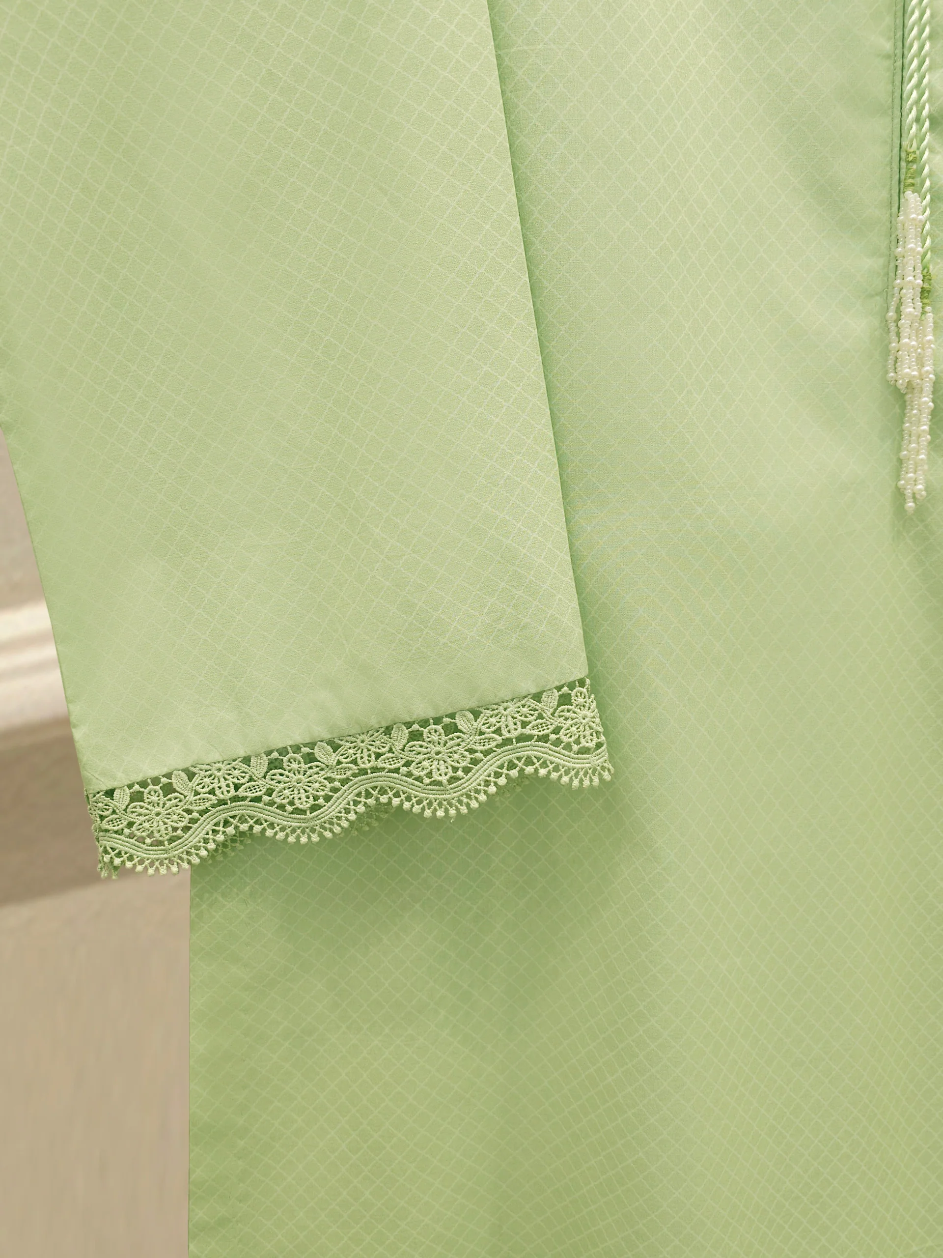 2 Piece - Digital Printed Cambric Suit S113633 - Image 3