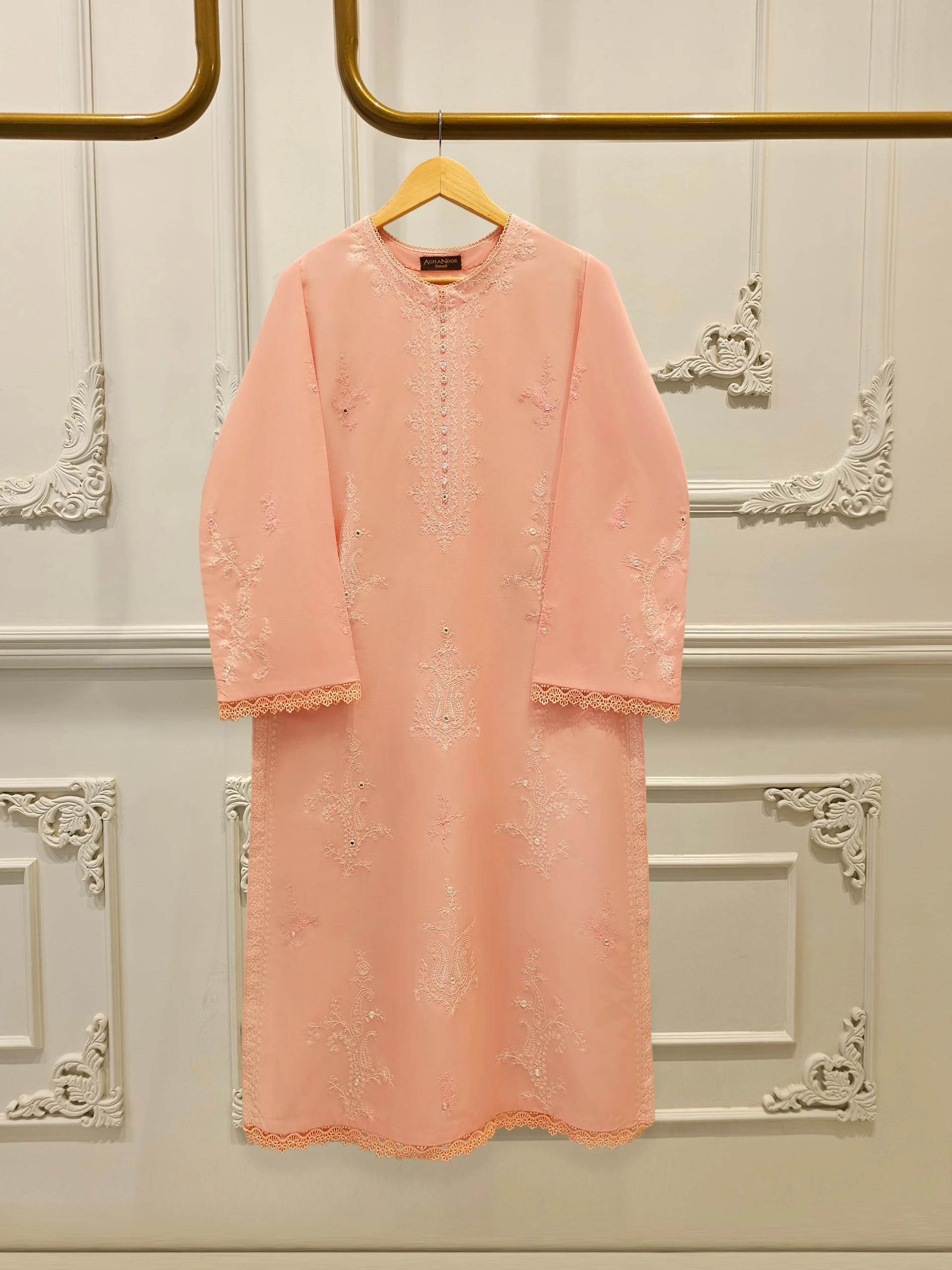 2 Piece - Embroidered Cambric Suit S113724