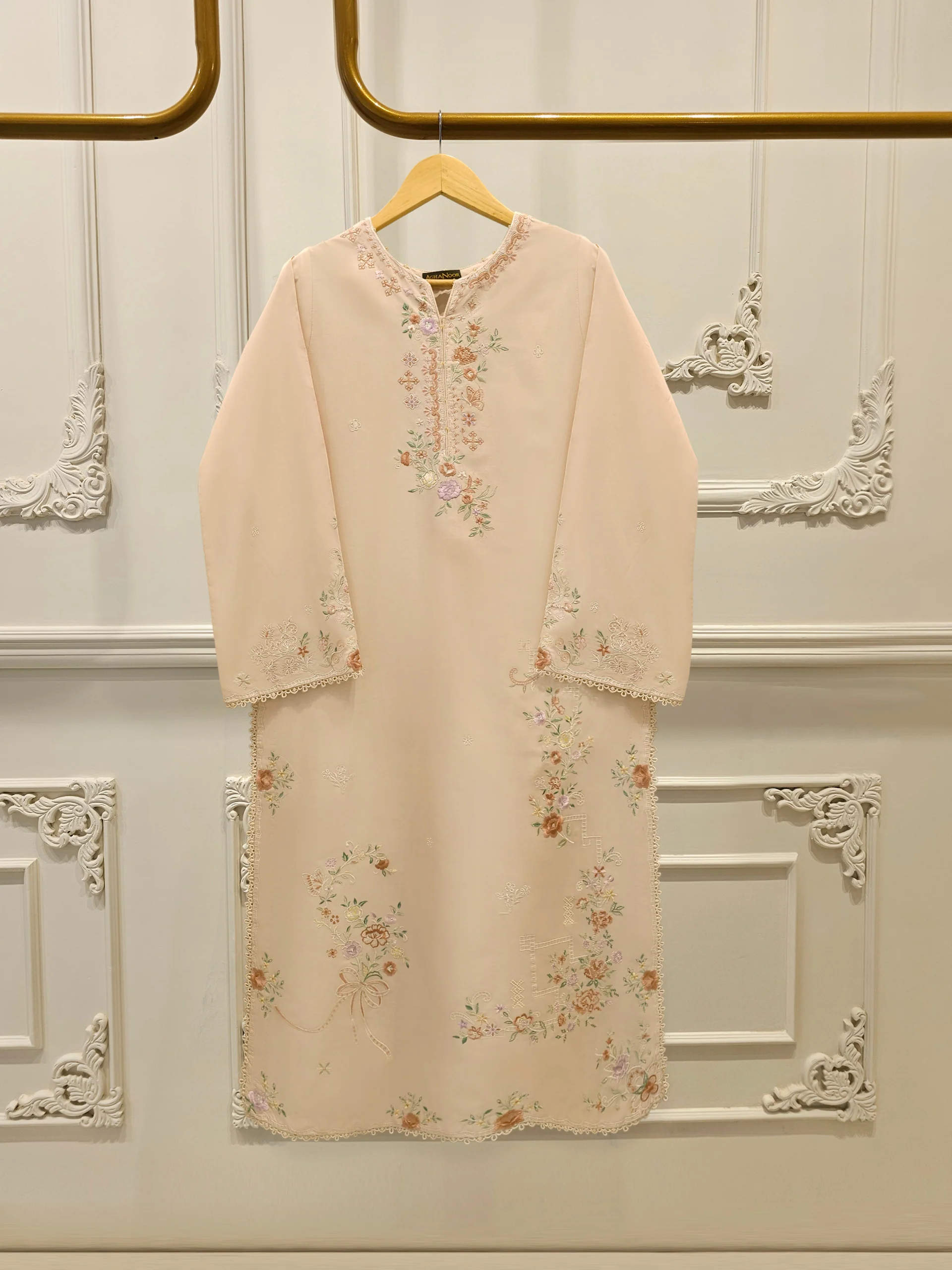 2 Piece - Embroidered Cambric Suit S113770