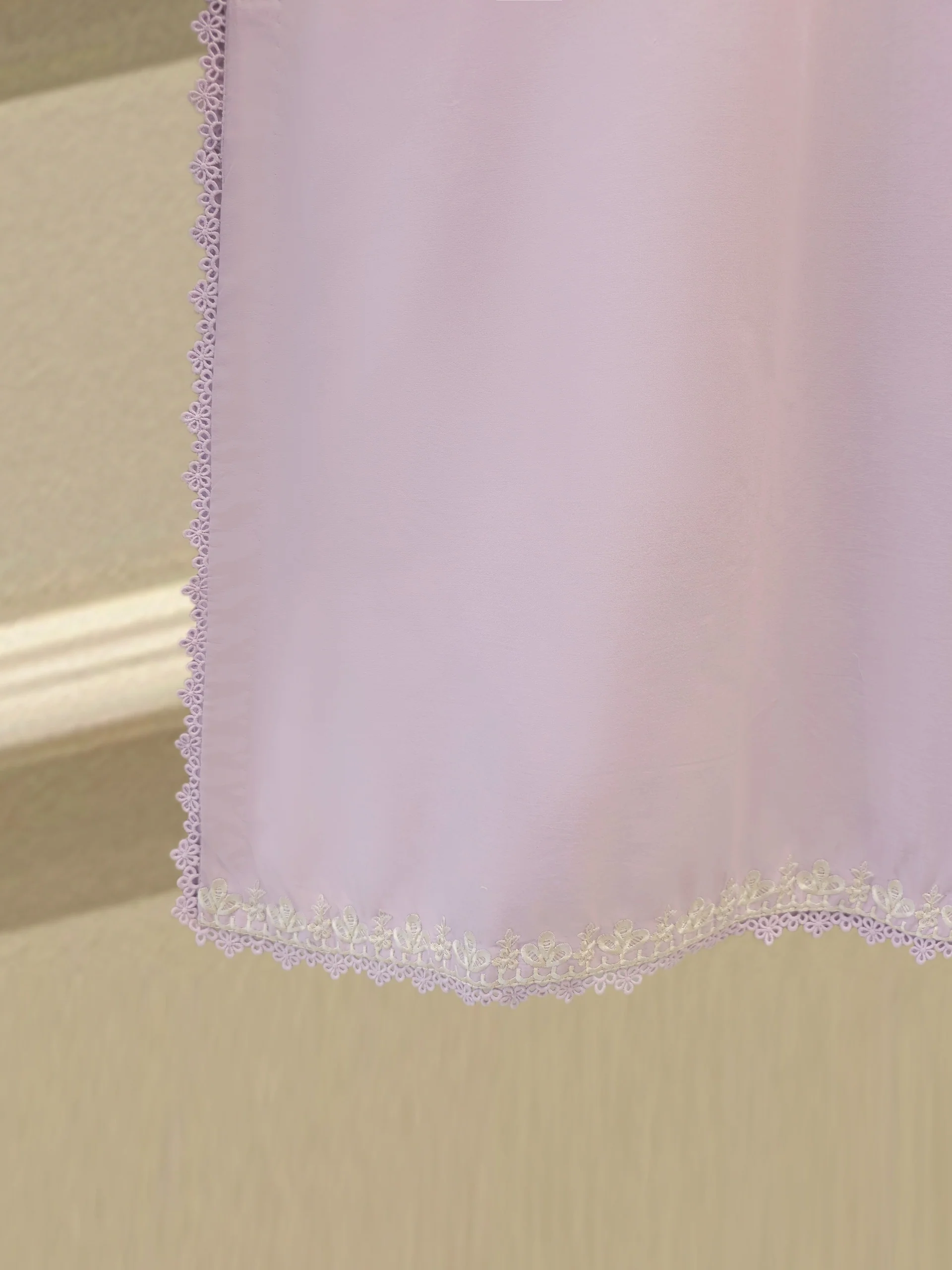 2 Piece - Embroidered Cambric Suit S114188 - Image 5