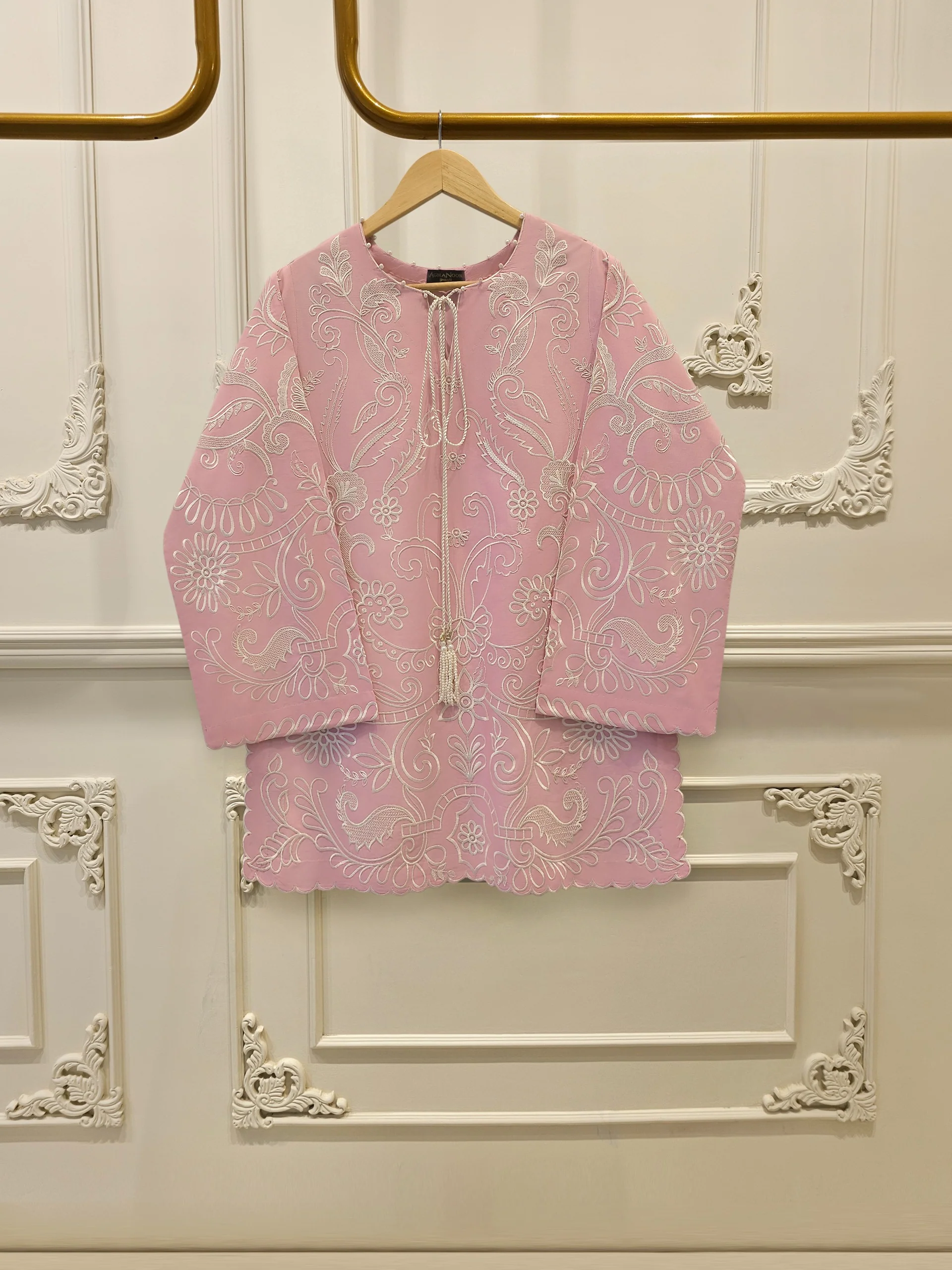 2 Piece - Embroidered Cambric Suit S114327