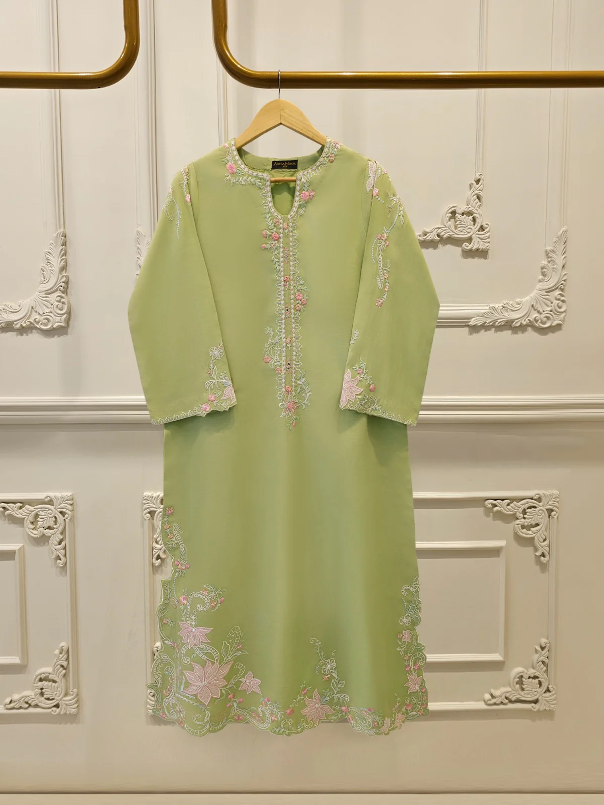 2 Piece - Embroidered Kora Cotton Suit S113807