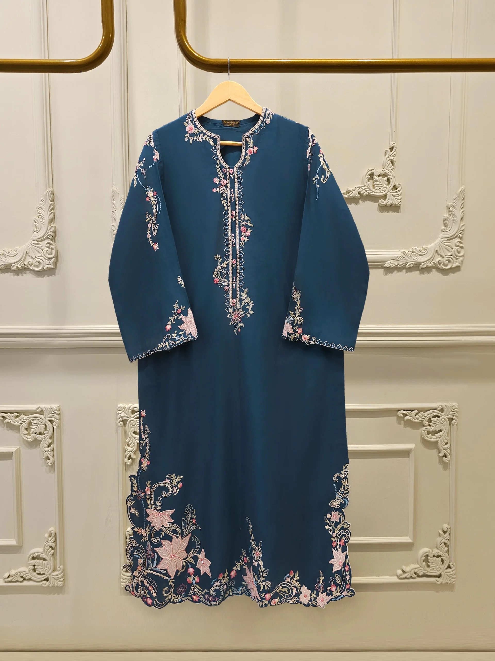 2 Piece - Embroidered Kora Cotton Suit S113808