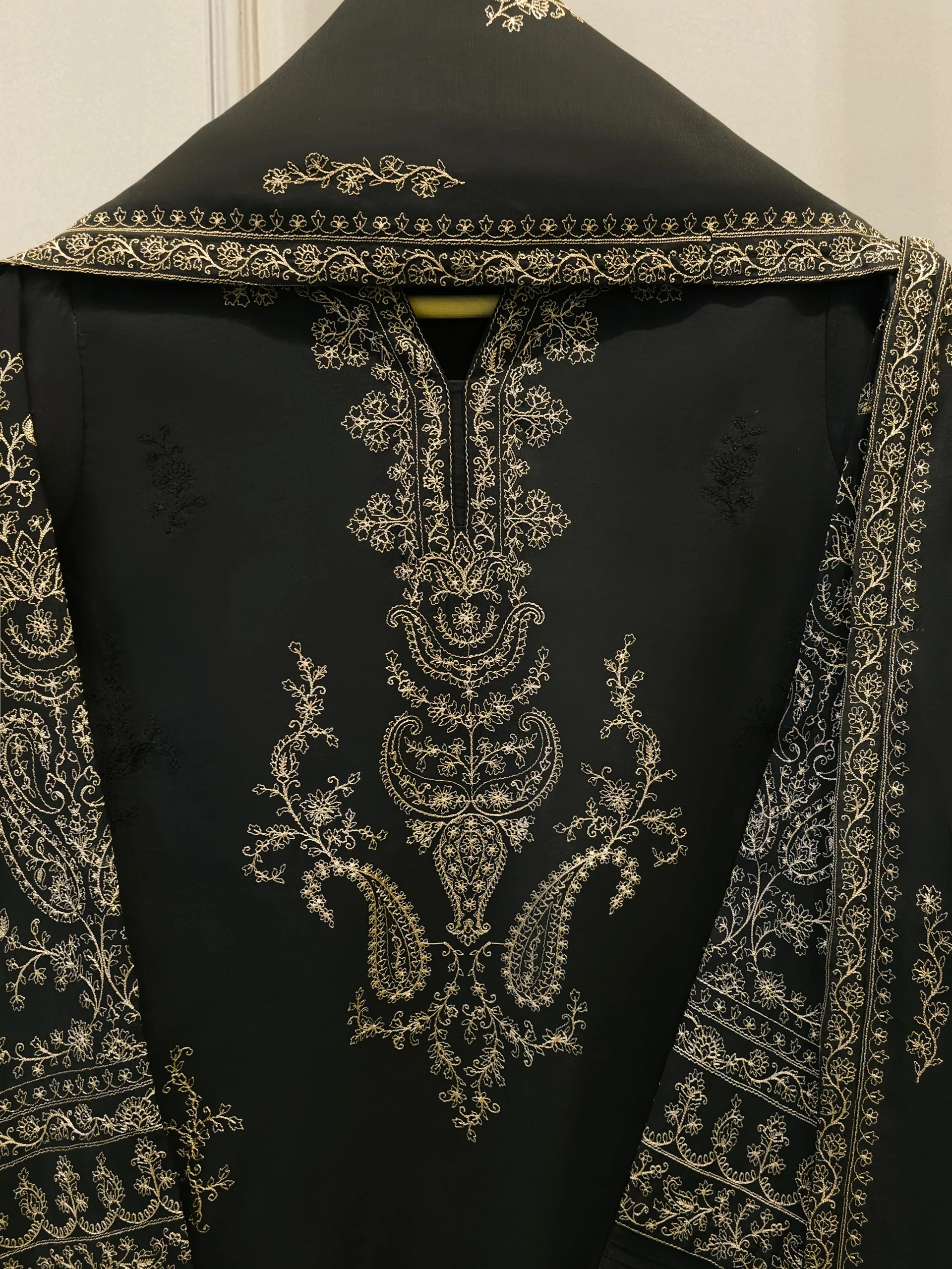2 Piece - Embroidered Kora Cotton Suit S114119 - Image 2