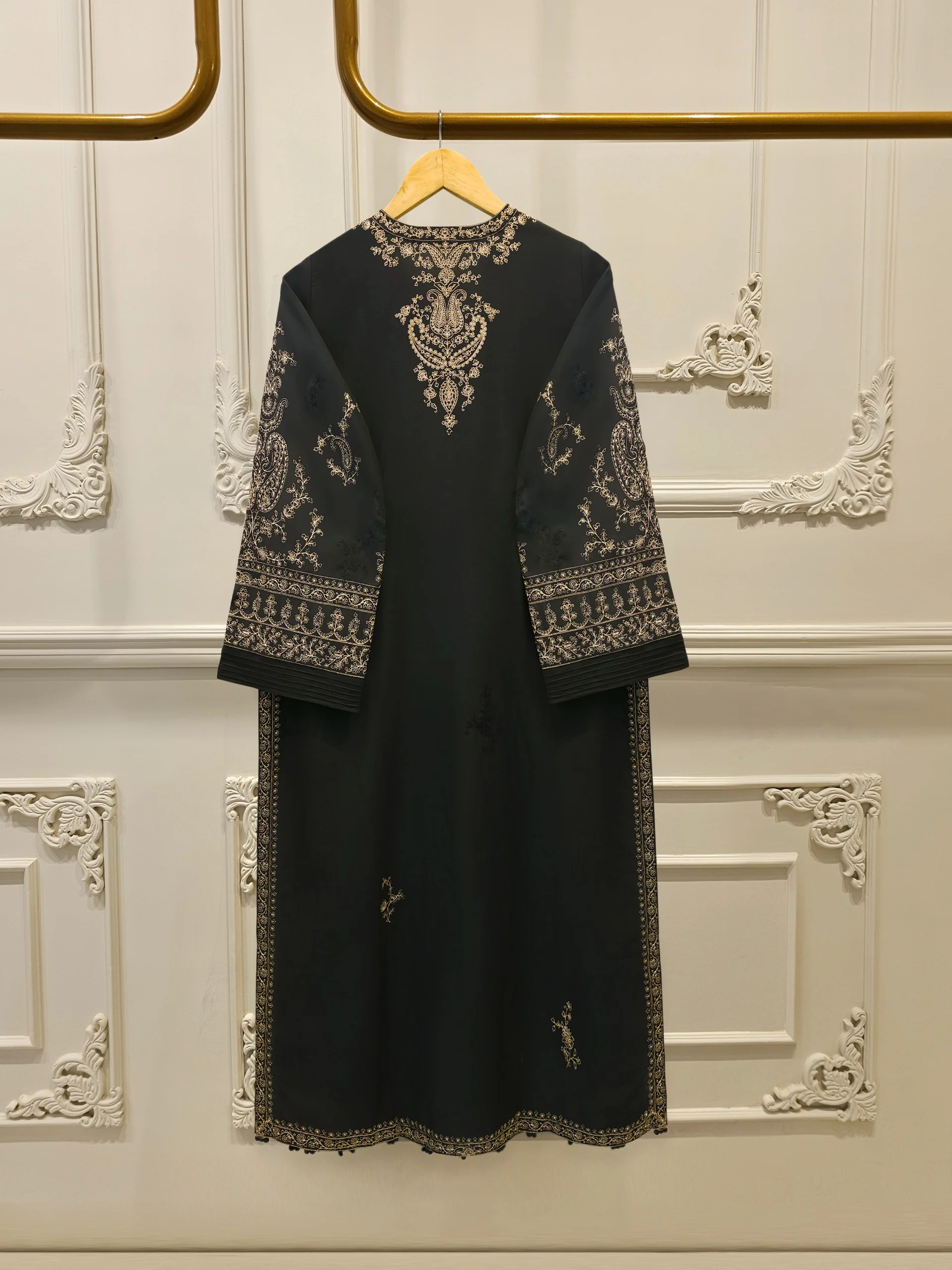 2 Piece - Embroidered Kora Cotton Suit S114119 - Image 4