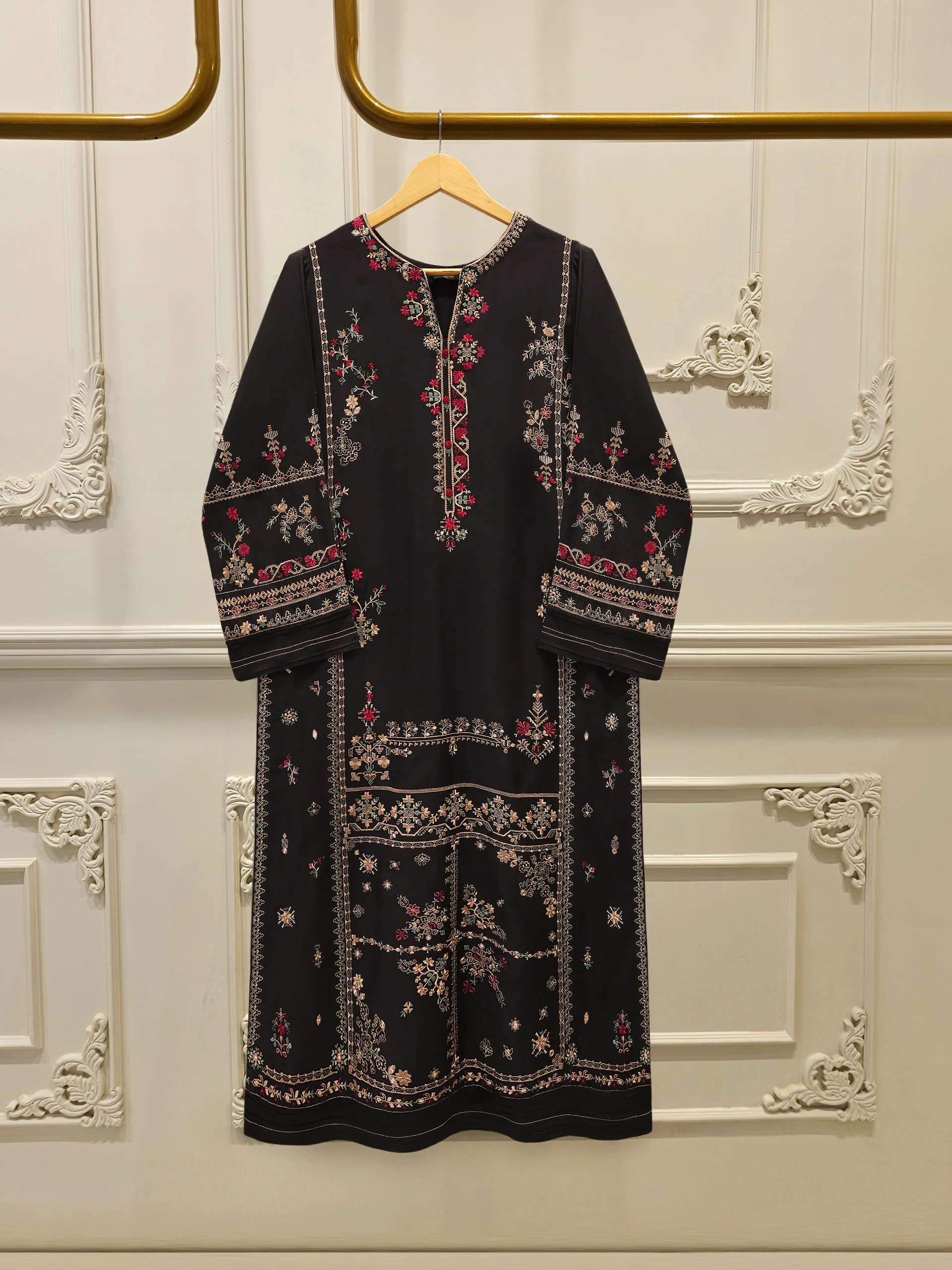 2 Piece - Embroidered Kora Cotton Suit S114247