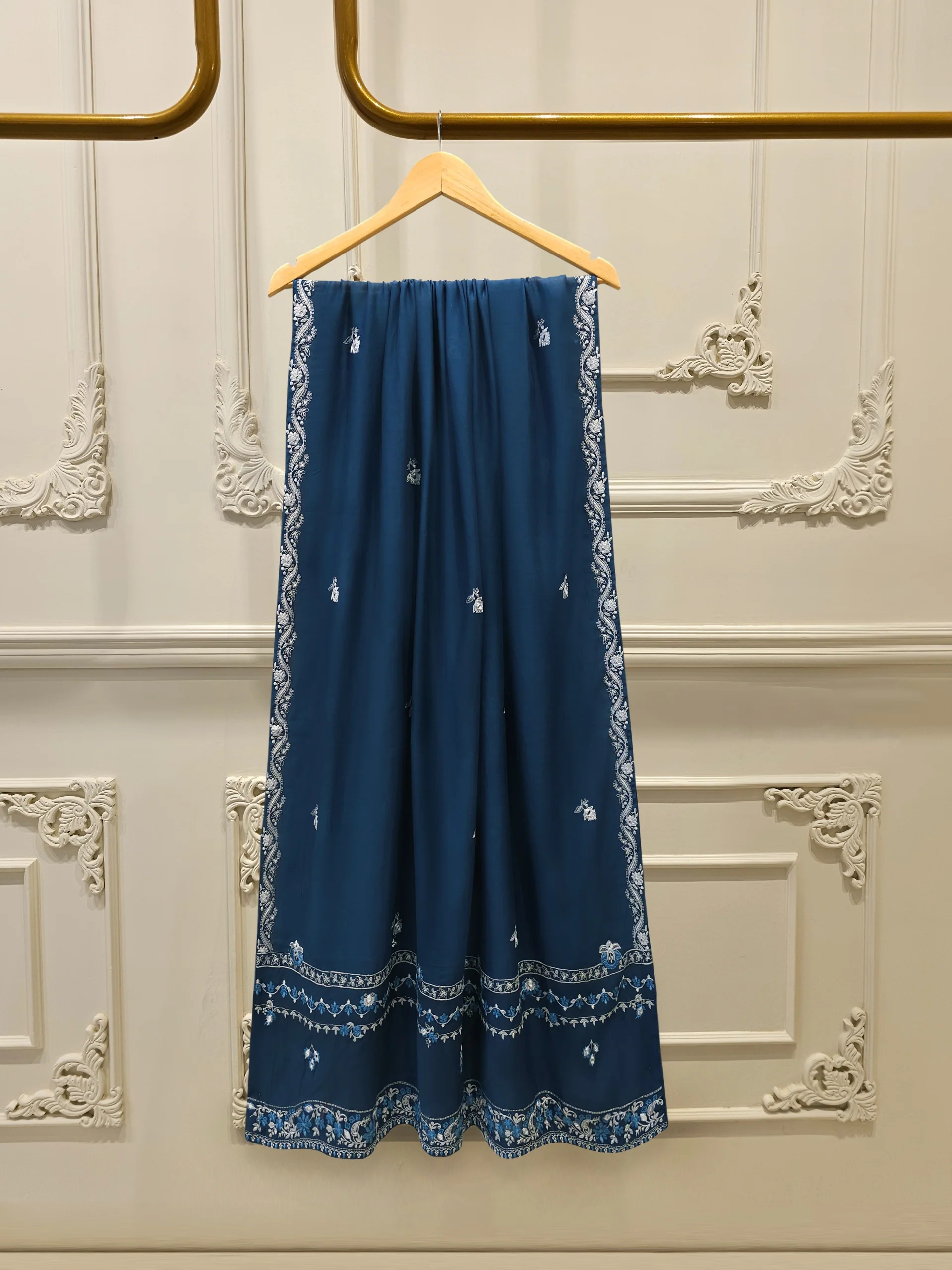 2 Piece - Embroidered Kora Cotton Suit S114336 - Image 6