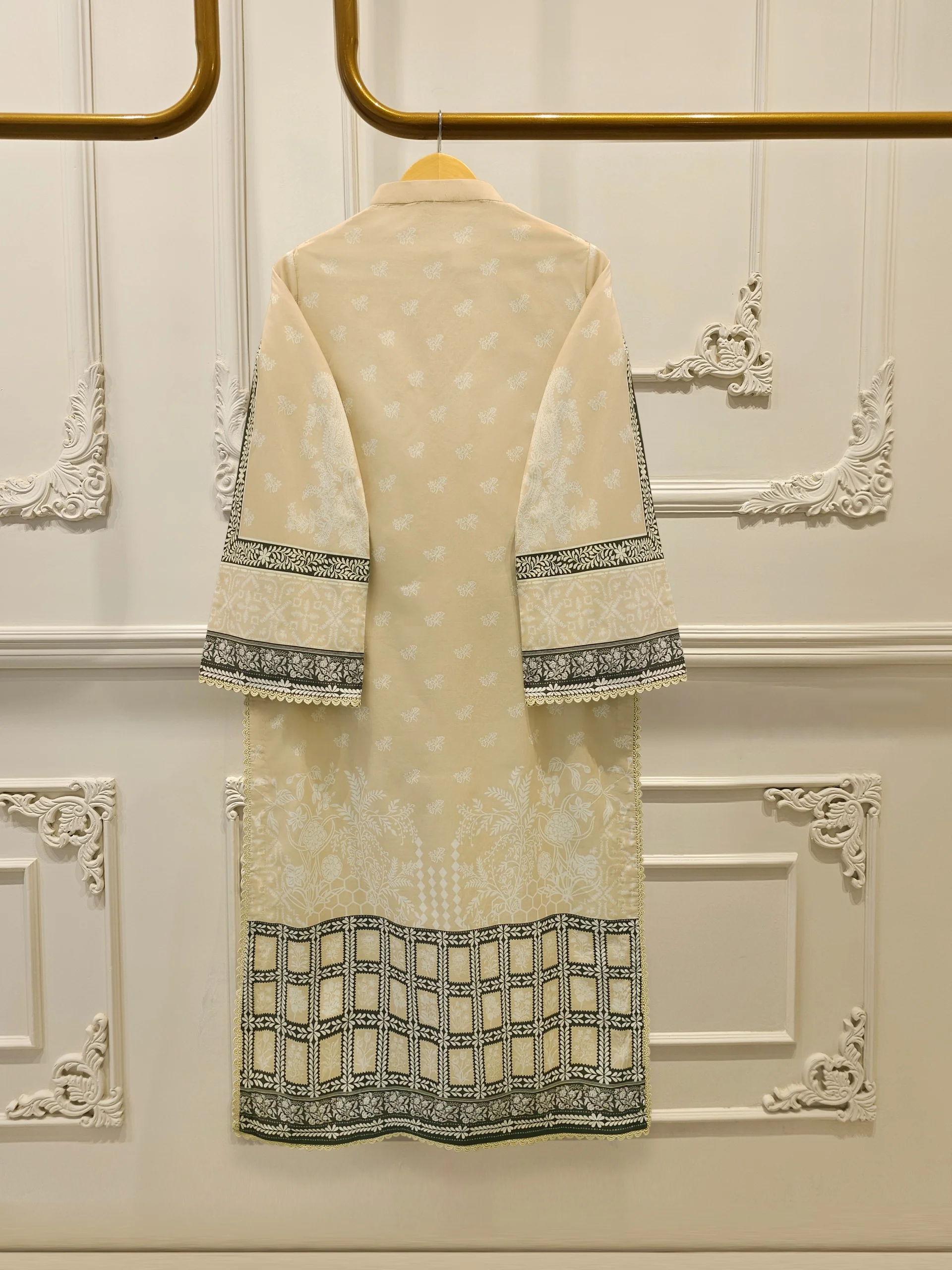 2 Piece - Digital Printed Cambric Suit S112977 - Image 5