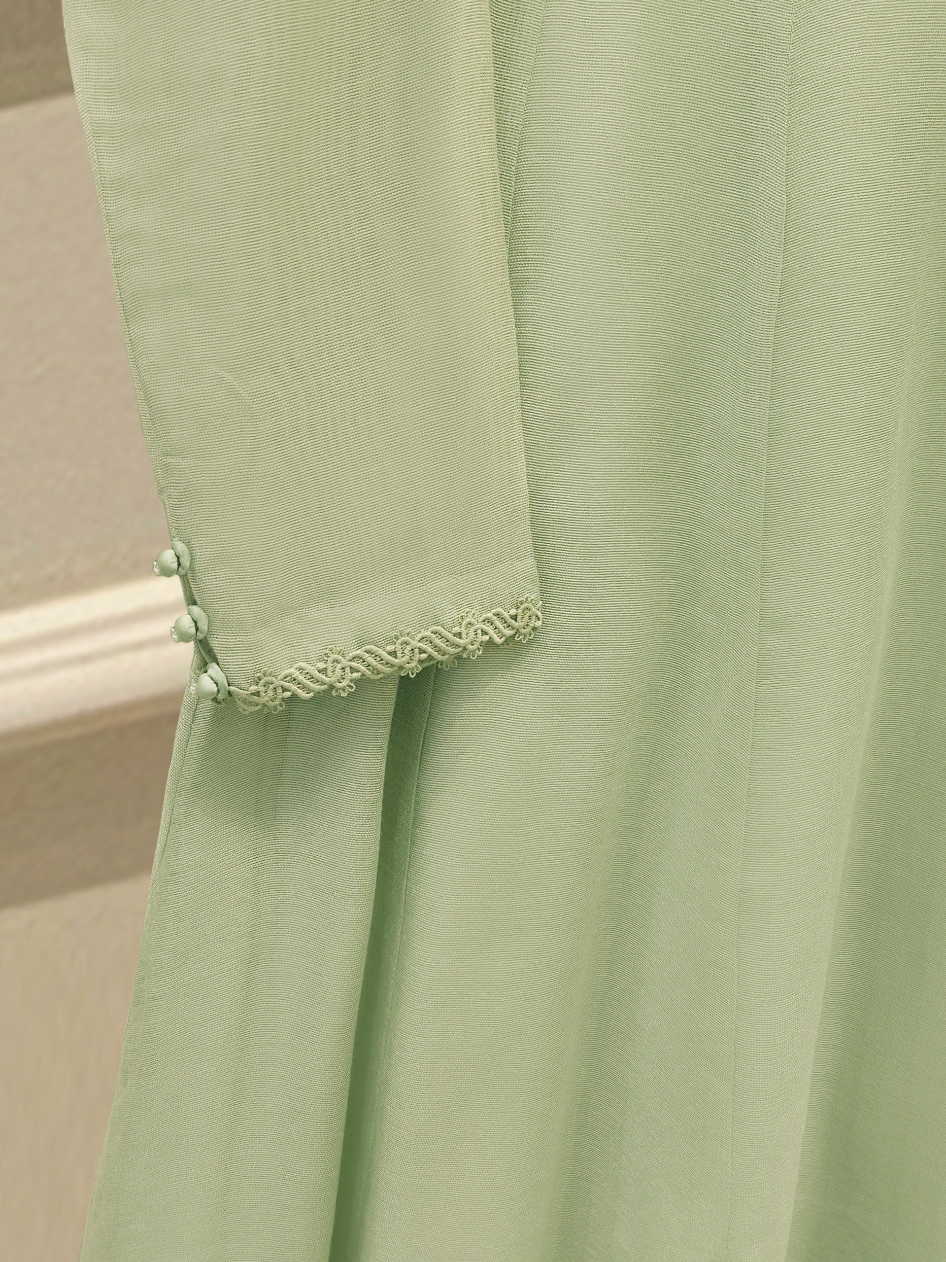 3 Piece - Pure Embroidered Cotton Net Suit S113486 - Image 3
