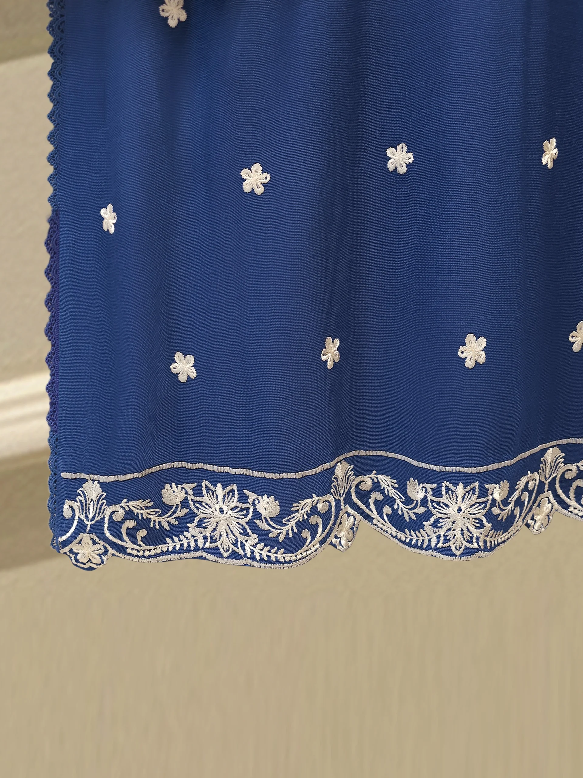 3 Piece - Pure Embroidered Cotton Net Suit S113912 - Image 5