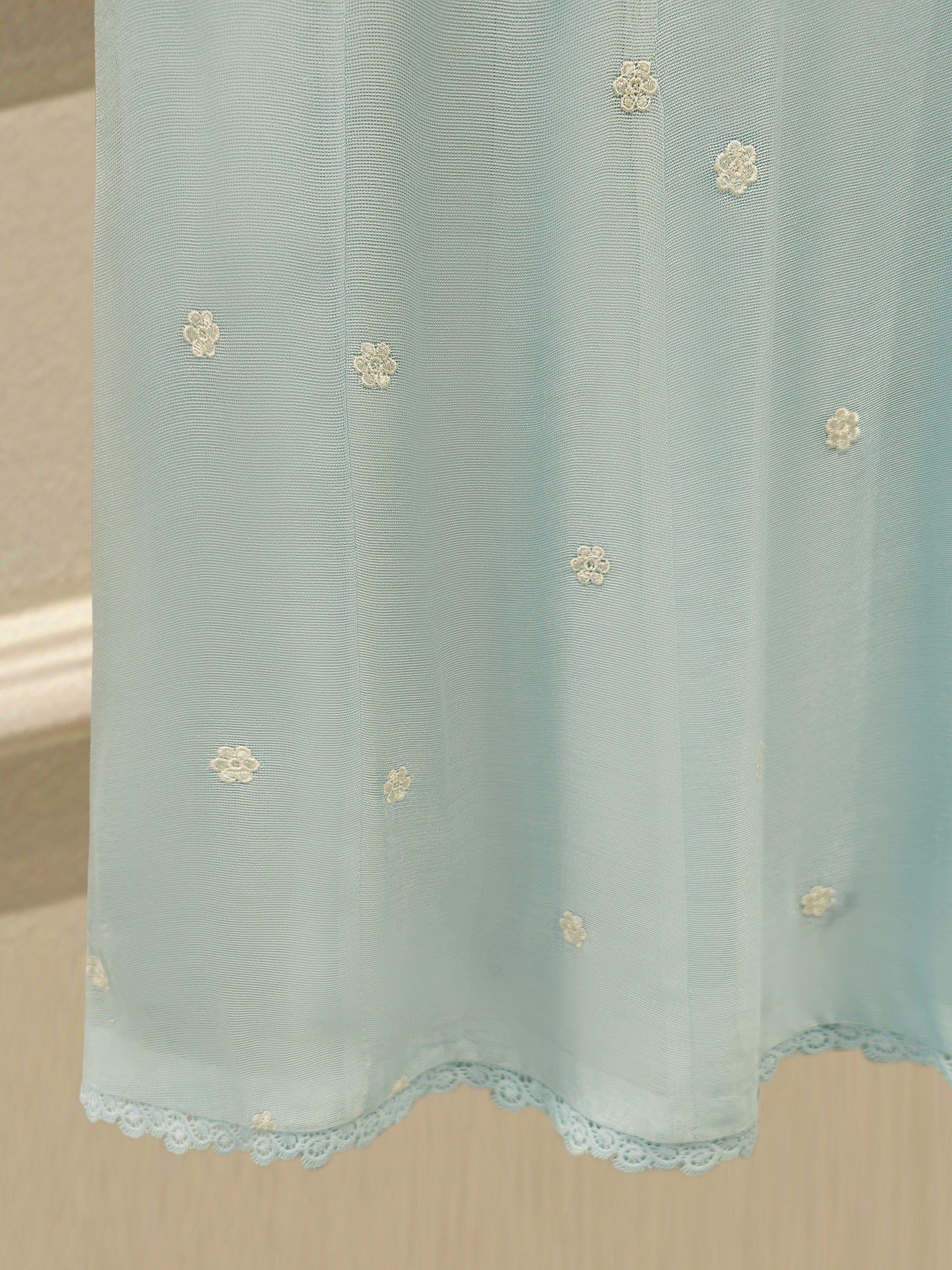 3 Piece - Pure Embroidered Cotton Net Suit S114254 - Image 4