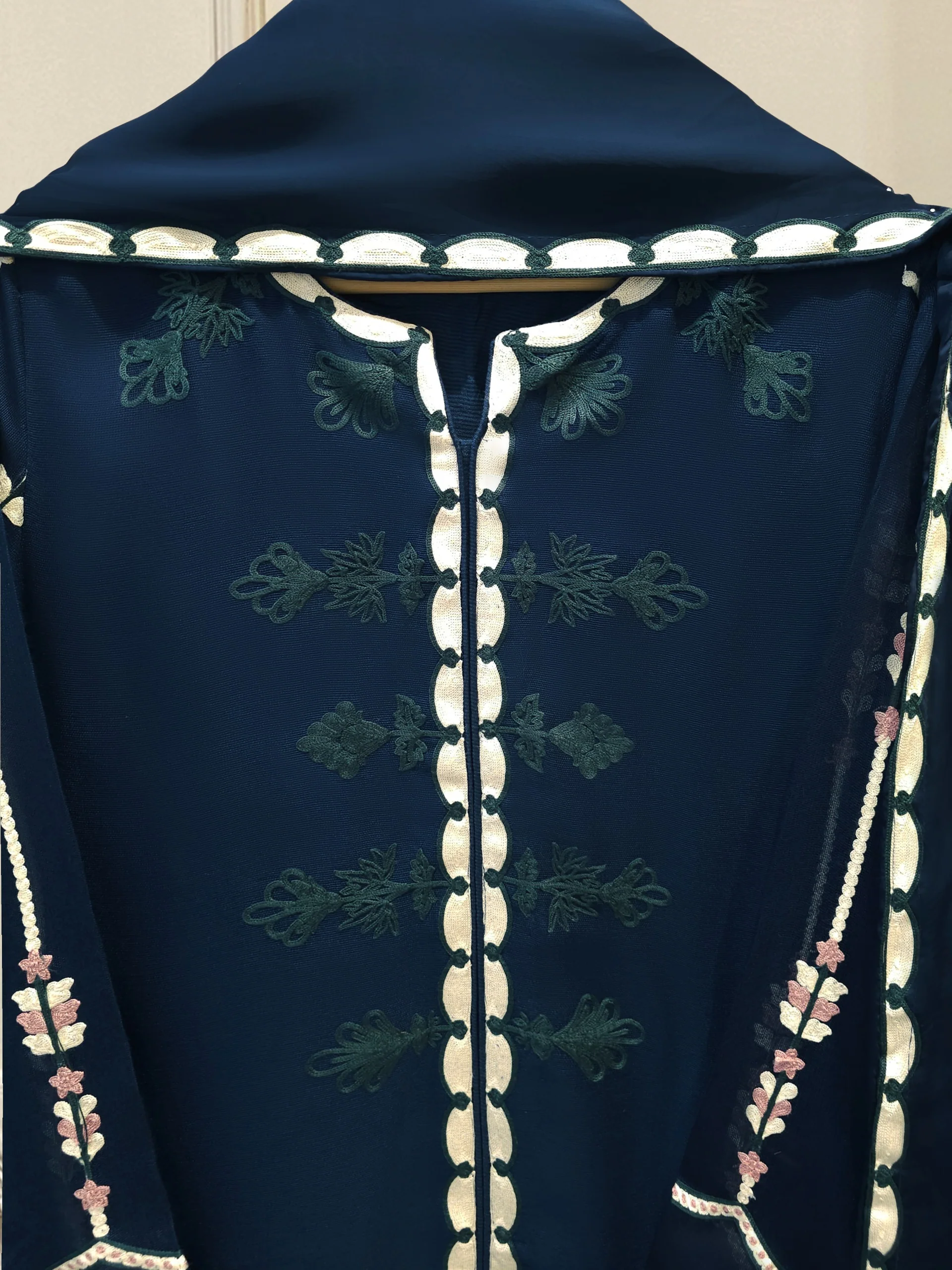 3 Piece - Pure Embroidered Cotton Net Suit S114273 - Image 2