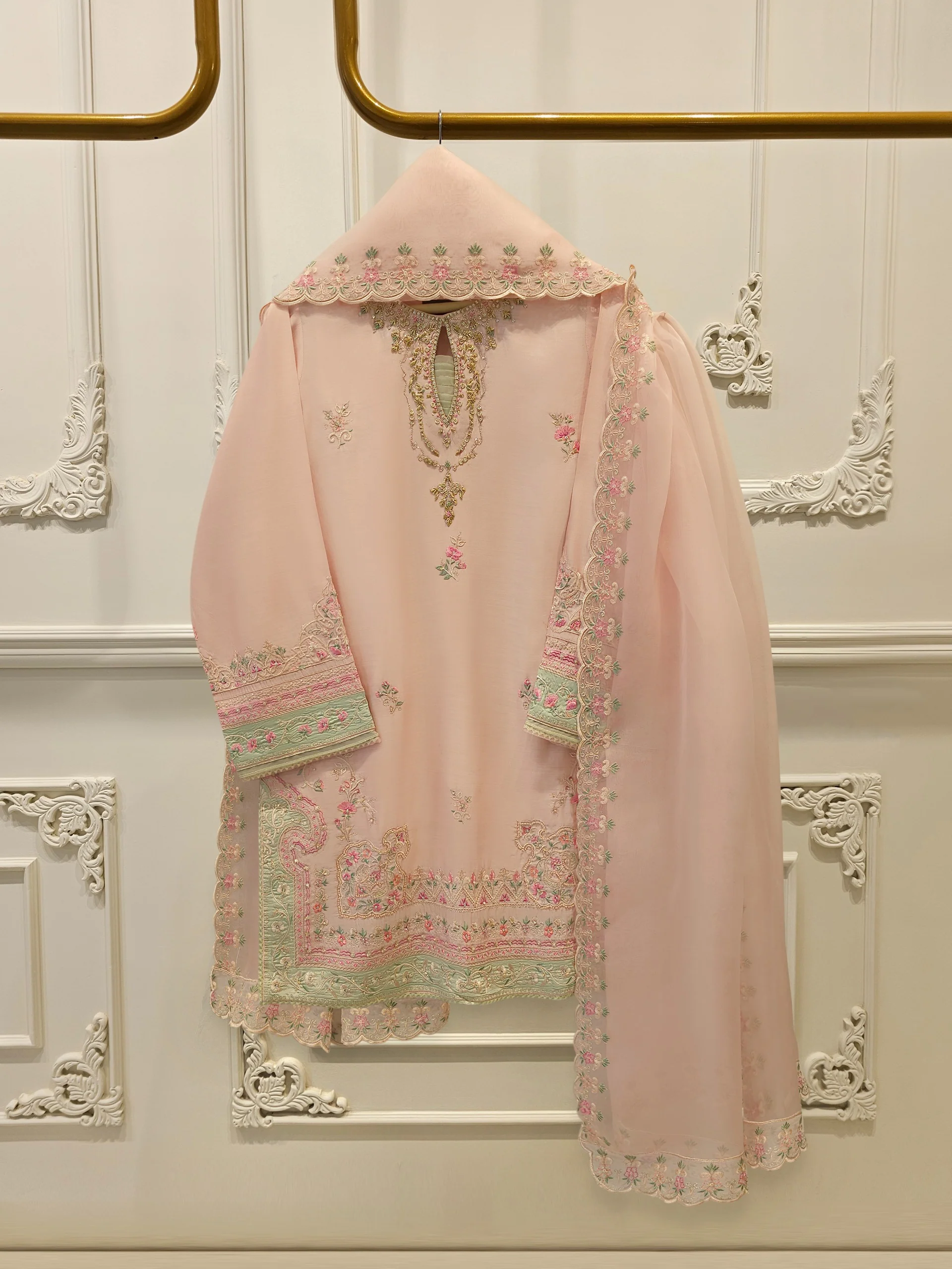 3 Piece - Pure Khaddi Silk Embroidered S114328