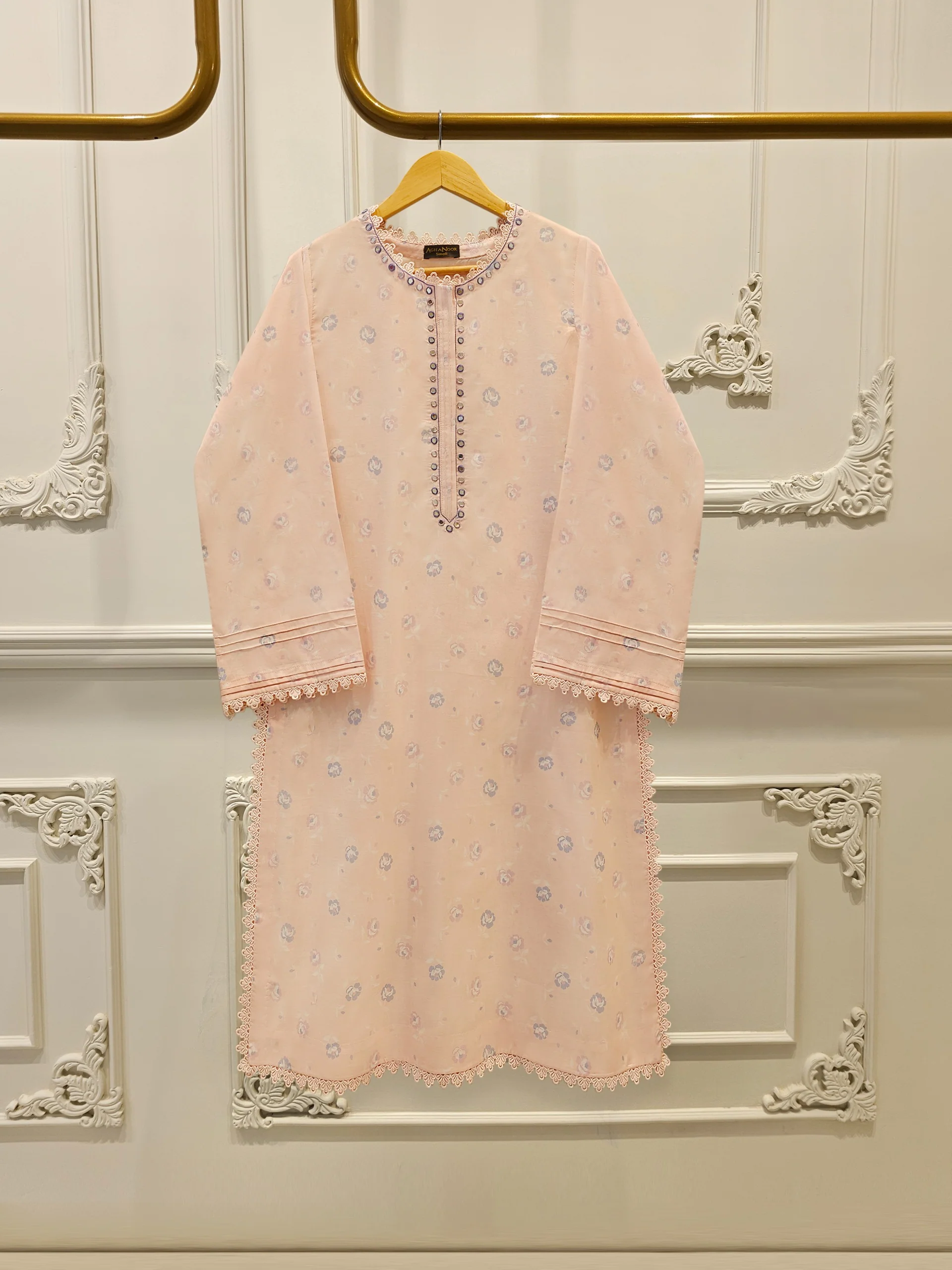 Digital Printed  Cambric Shirt S114141