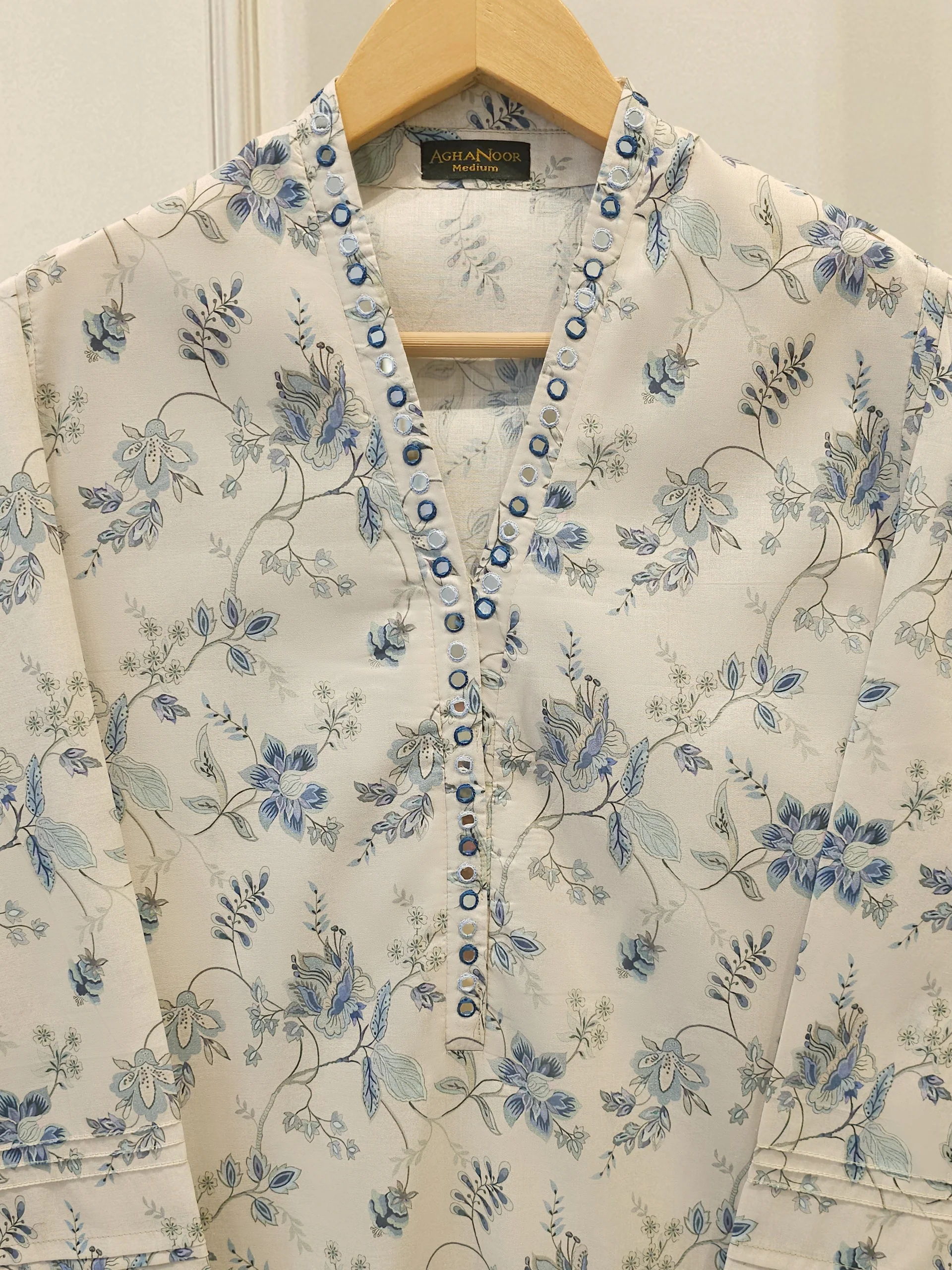Digital Printed  Cambric Shirt S114243 - Image 2