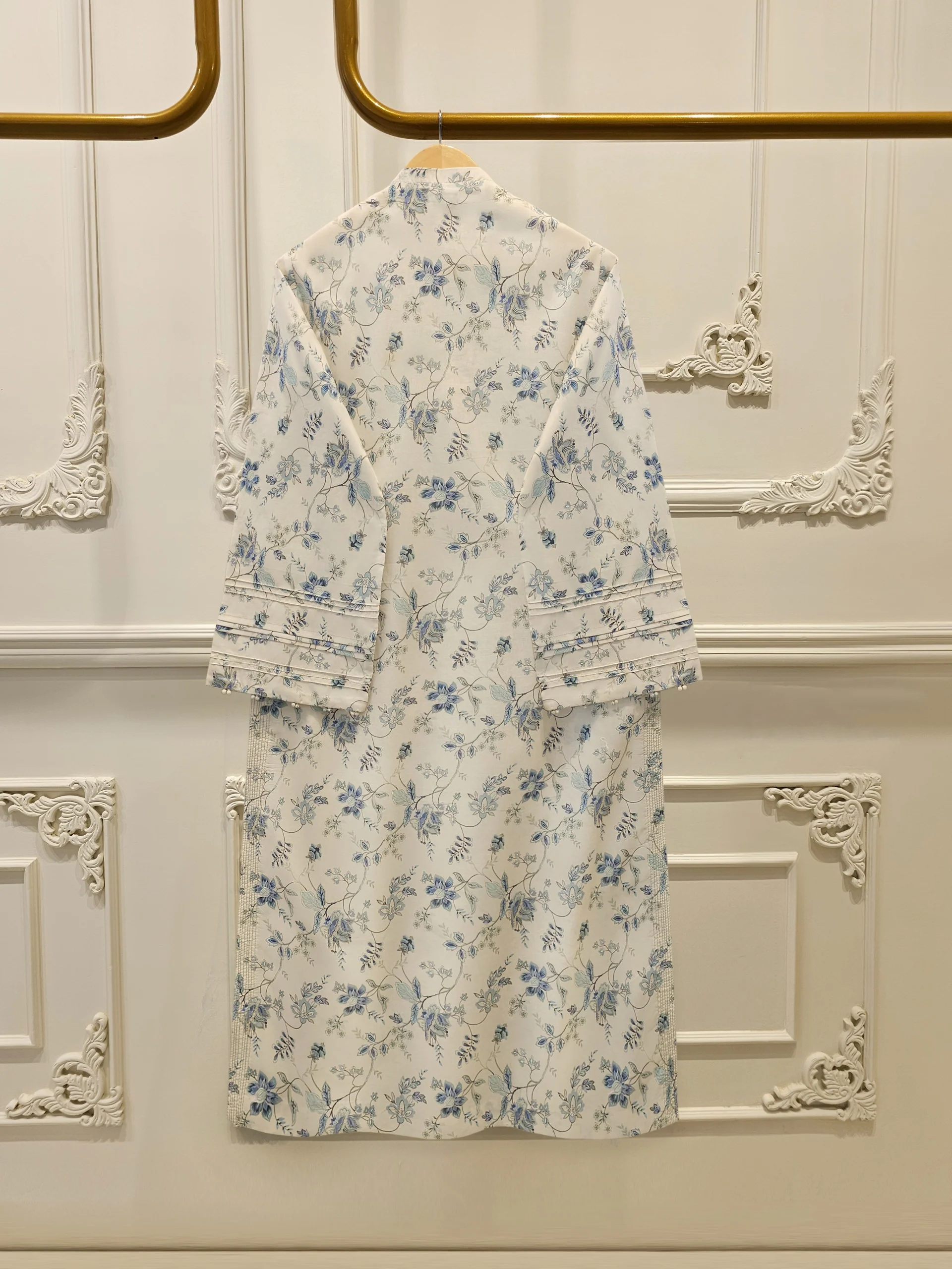 Digital Printed  Cambric Shirt S114243 - Image 5