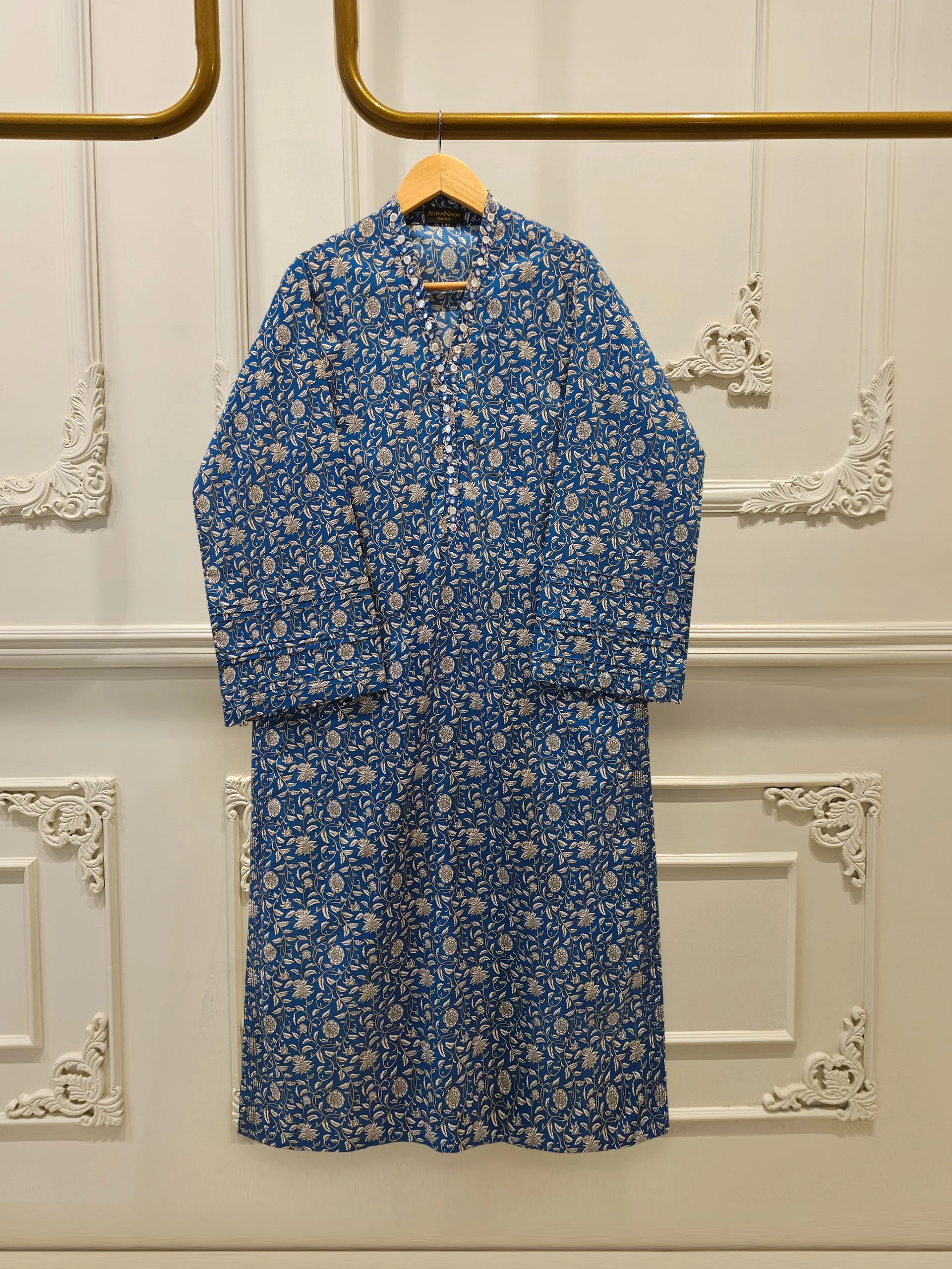 Digital Printed  Cambric Shirt S114245