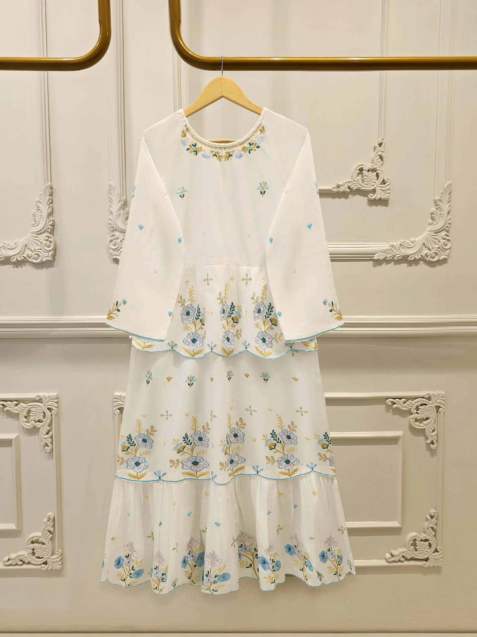 Embroidered Cambric Shirt WS00208 - Image 5