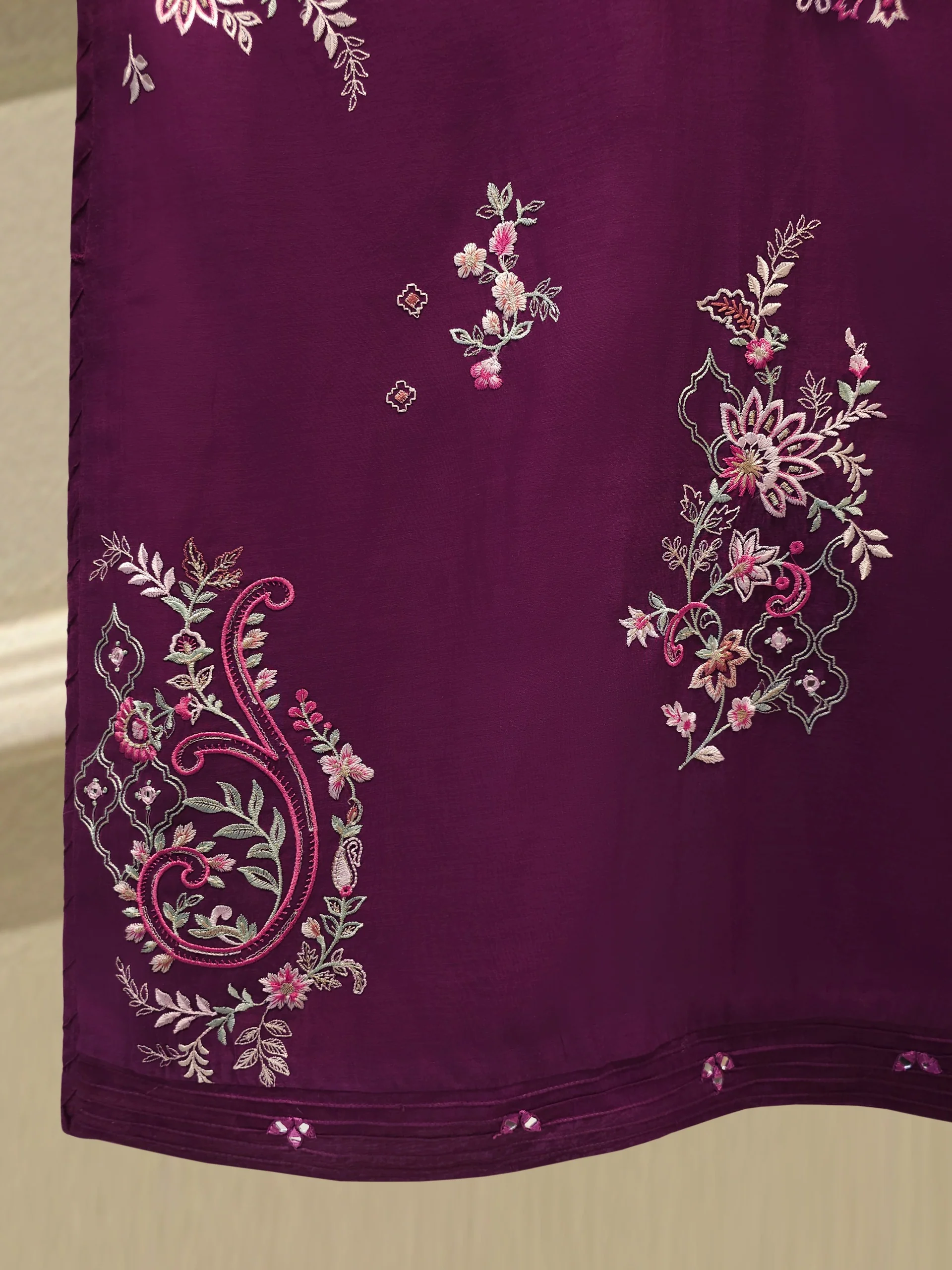 Embroidered Kora Cotton Shirt S114315 - Image 4