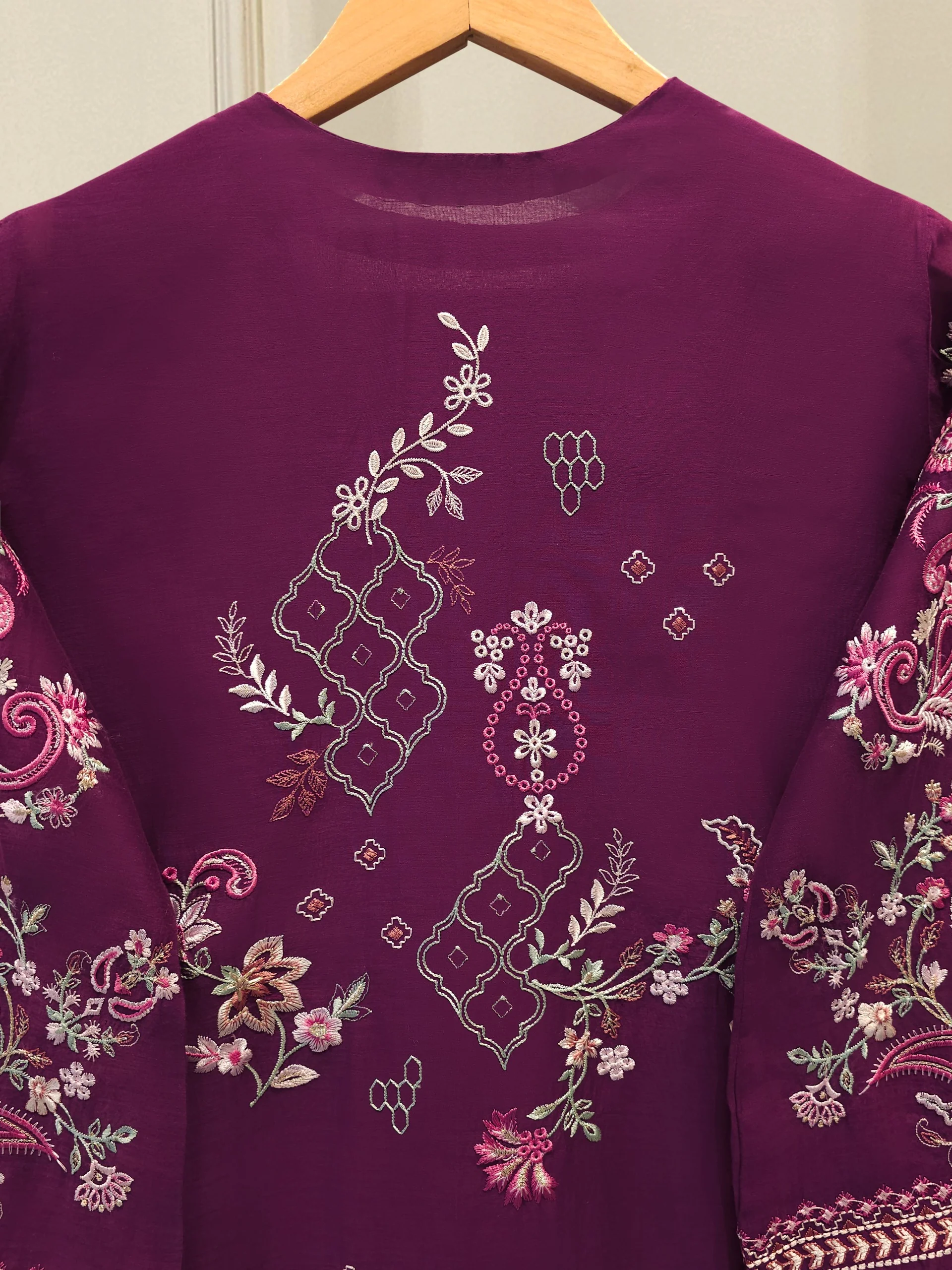 Embroidered Kora Cotton Shirt S114315 - Image 6