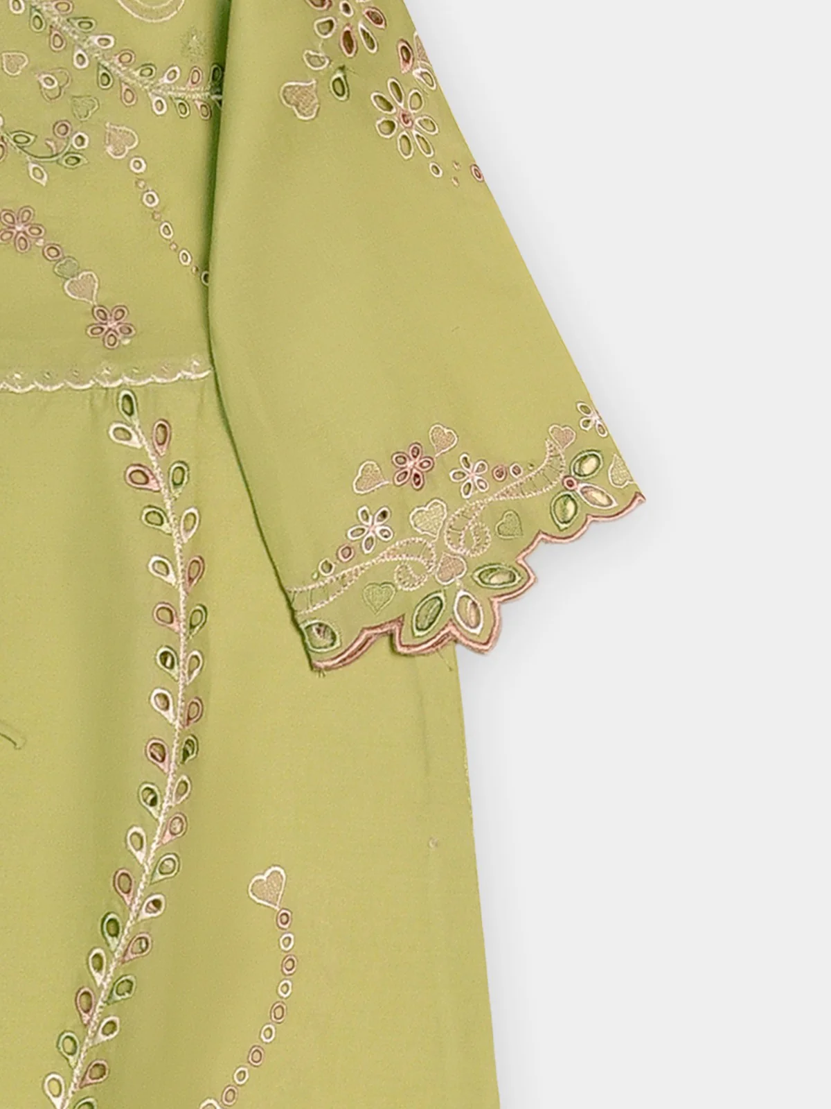 (Kid)  Embroidered Cambric Suit WS010B - Image 3