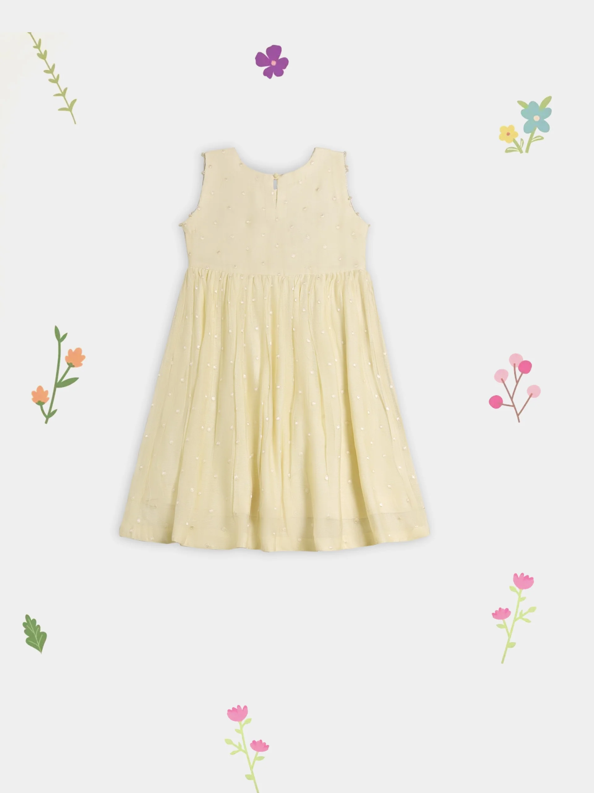 (Kids) 2 Piece - Pure Cotton Net Suit FKD-069 - Image 4