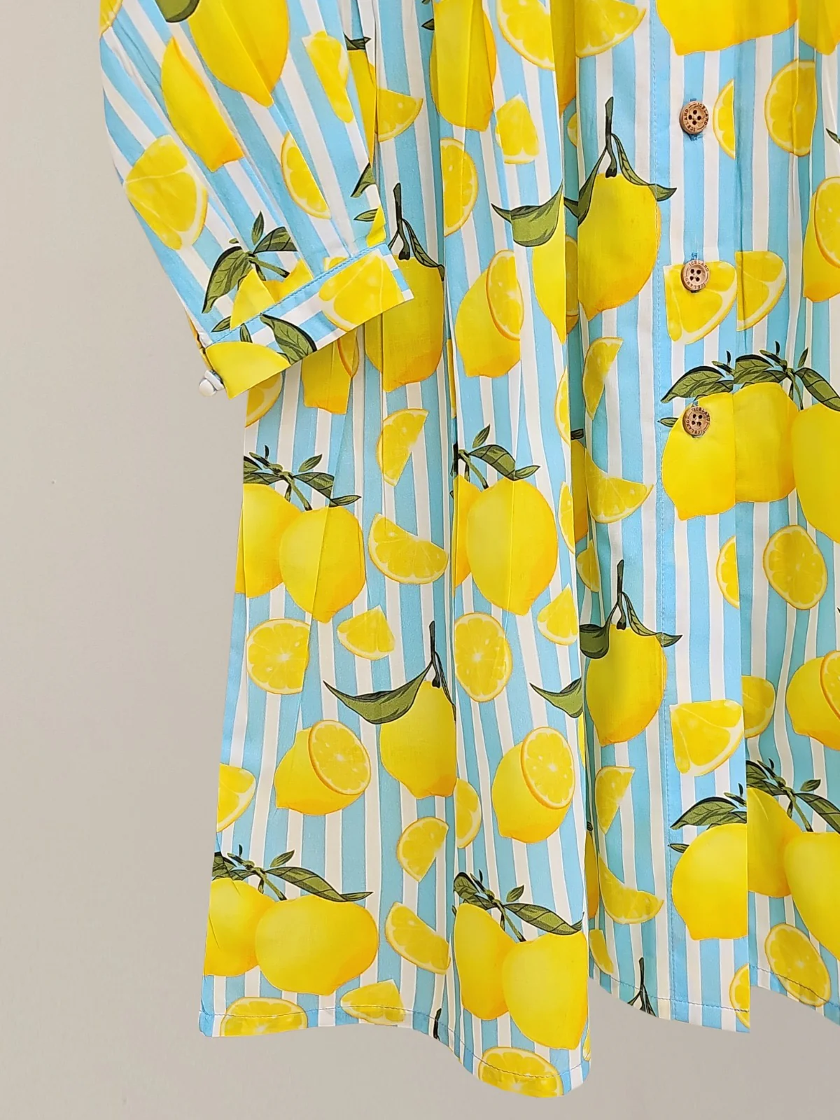 (Kids) Printed Cambric Frock KD-0039 - Image 3