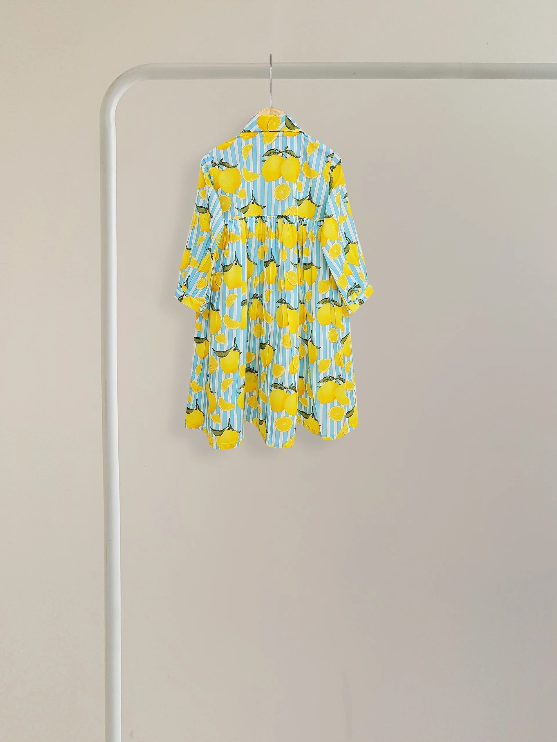 (Kids) Printed Cambric Frock KD-0039 - Image 4