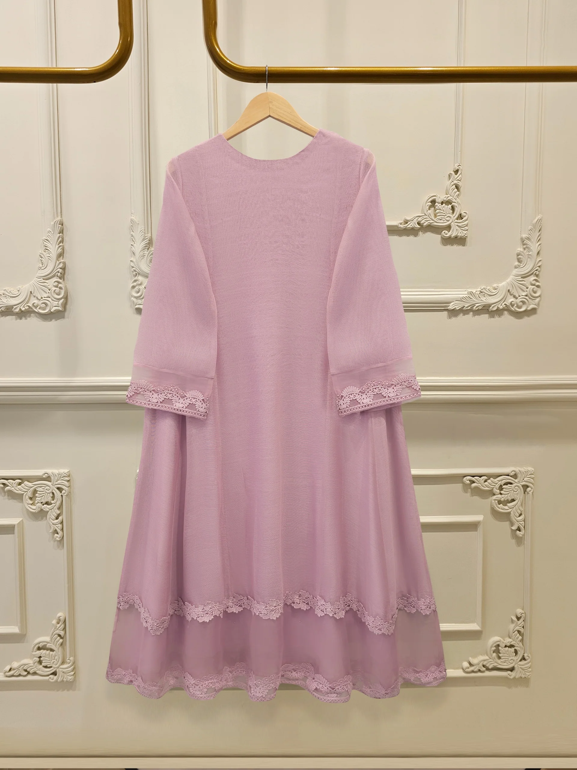 Pure Embroidered Cotton Net Shirt S113802 - Image 5